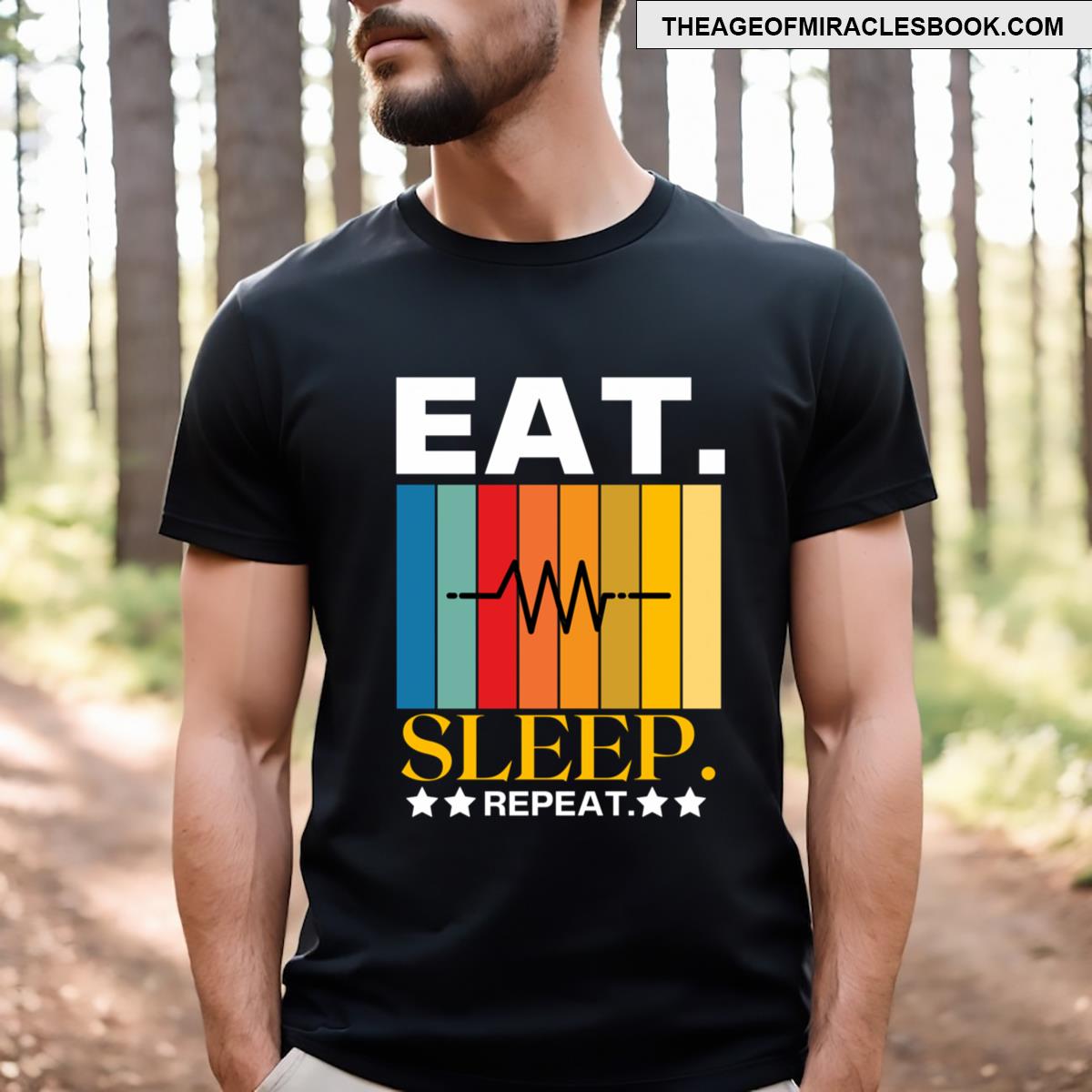 Eat Sleep Repeat Funny Essential T-shirt