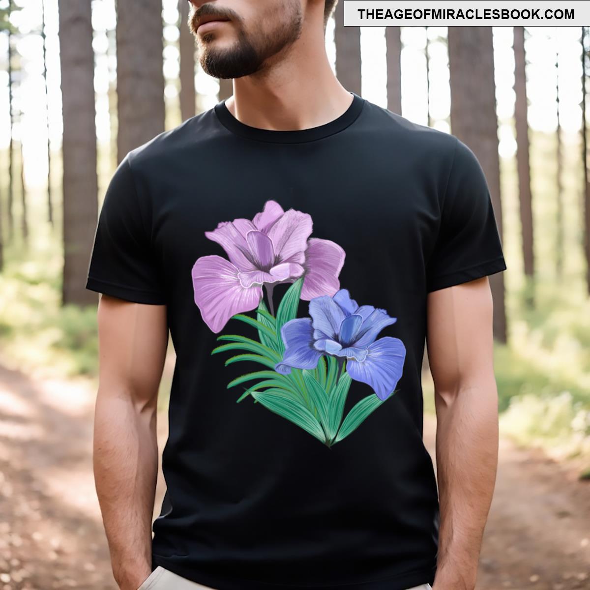 Hand Drawn Iris T-shirt