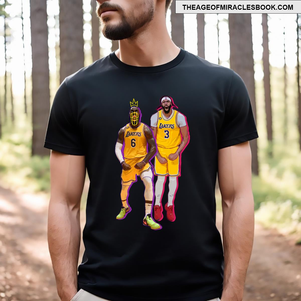 Lebron And Anthony Davis King And Ad T-shirt