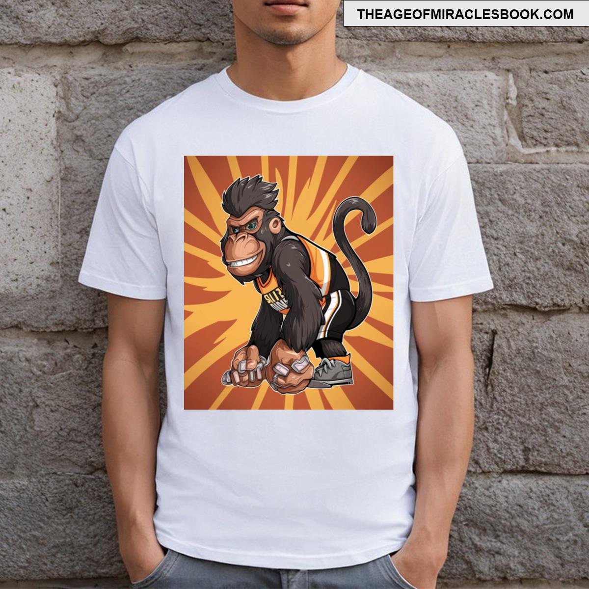 Phoenix Suns Gorilla Pin Button T-shirt