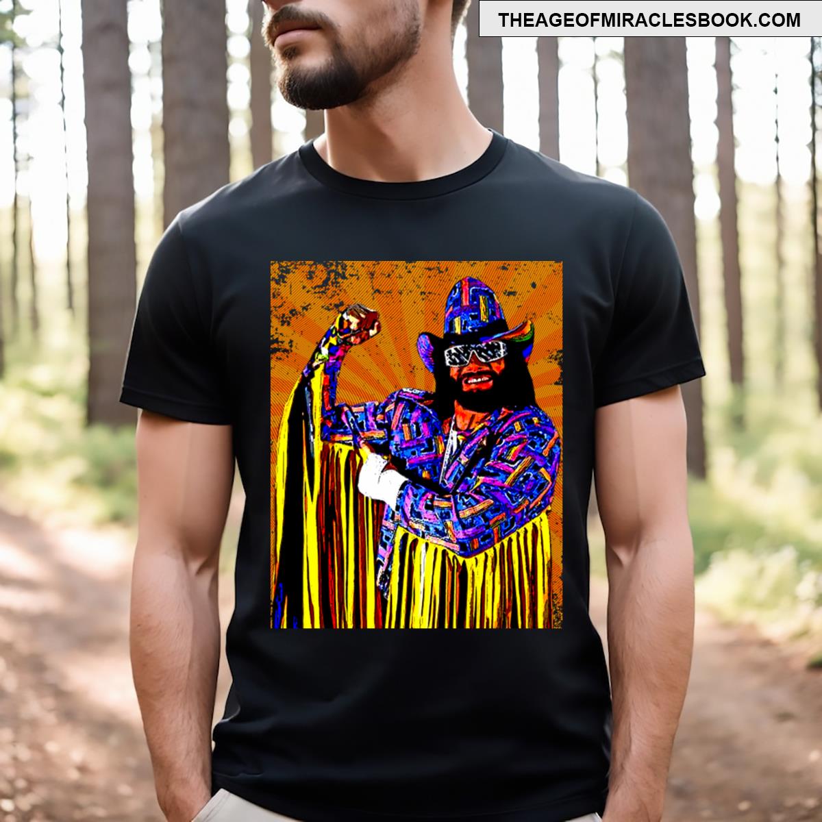 Randy Savage Retro Comics Style T-shirt