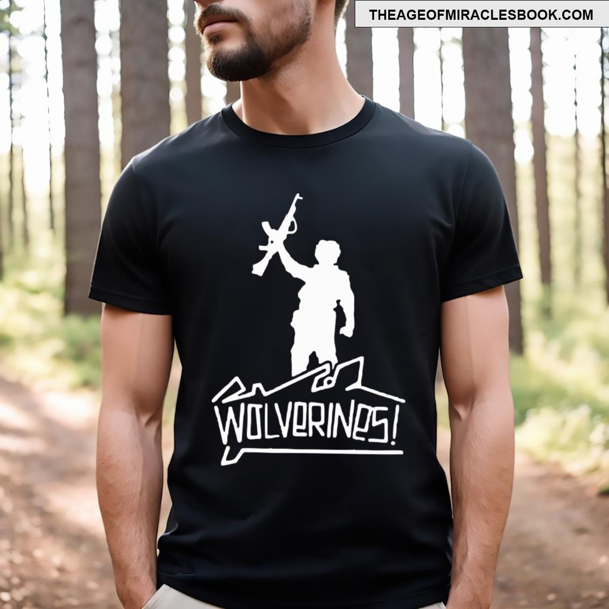 Red Dawn Wolverines T-shirt