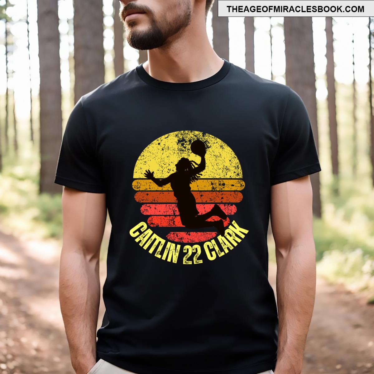 Retro Sunset Cautlin Clark Essential T-shirt