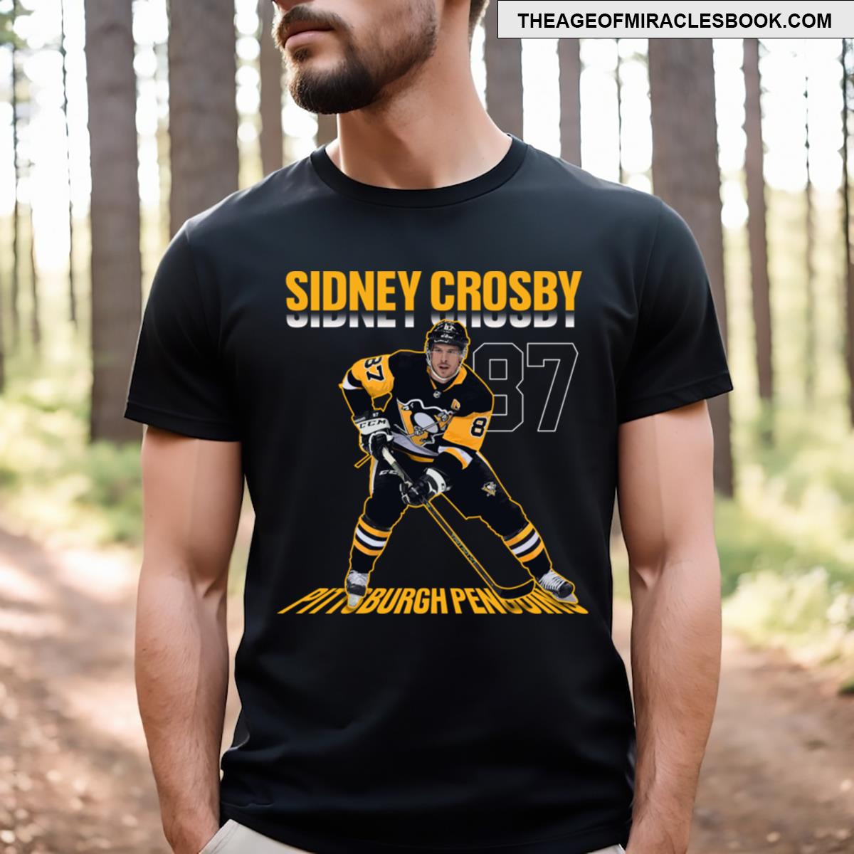 Sidney Crosby Superstar Pose T-shirt