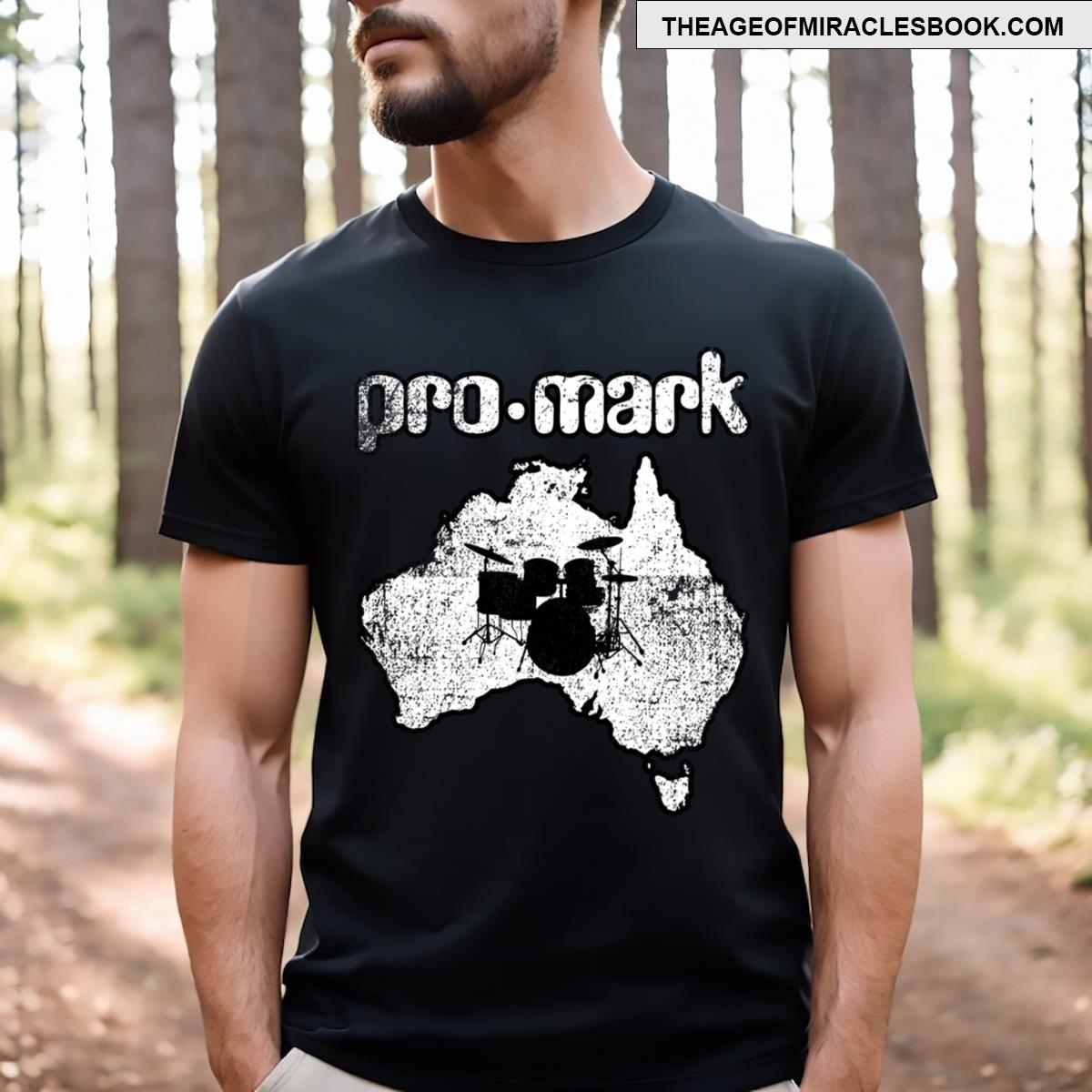 Australian Map Drummer 14 T-shirt