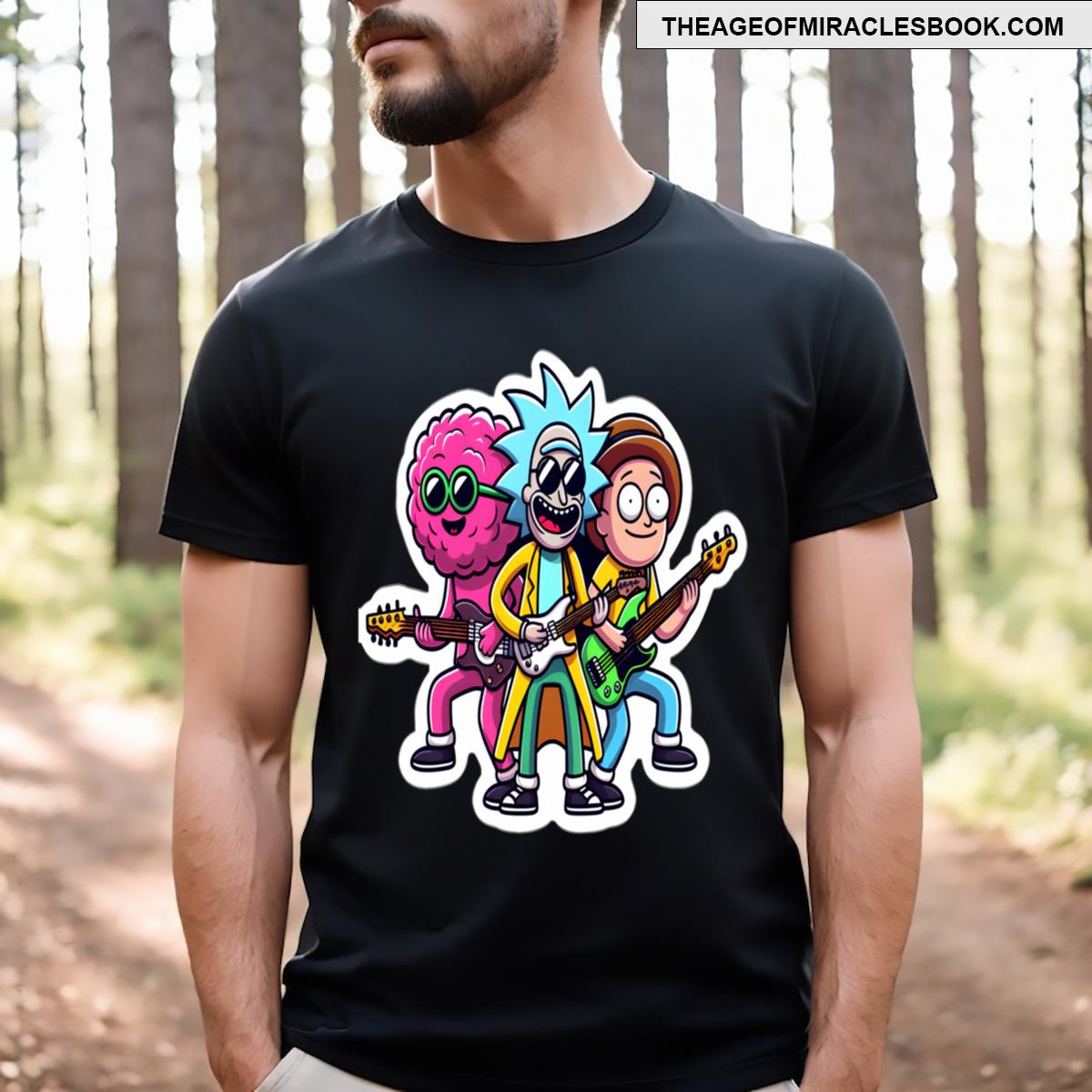 Earthless Band Sticker T-shirt