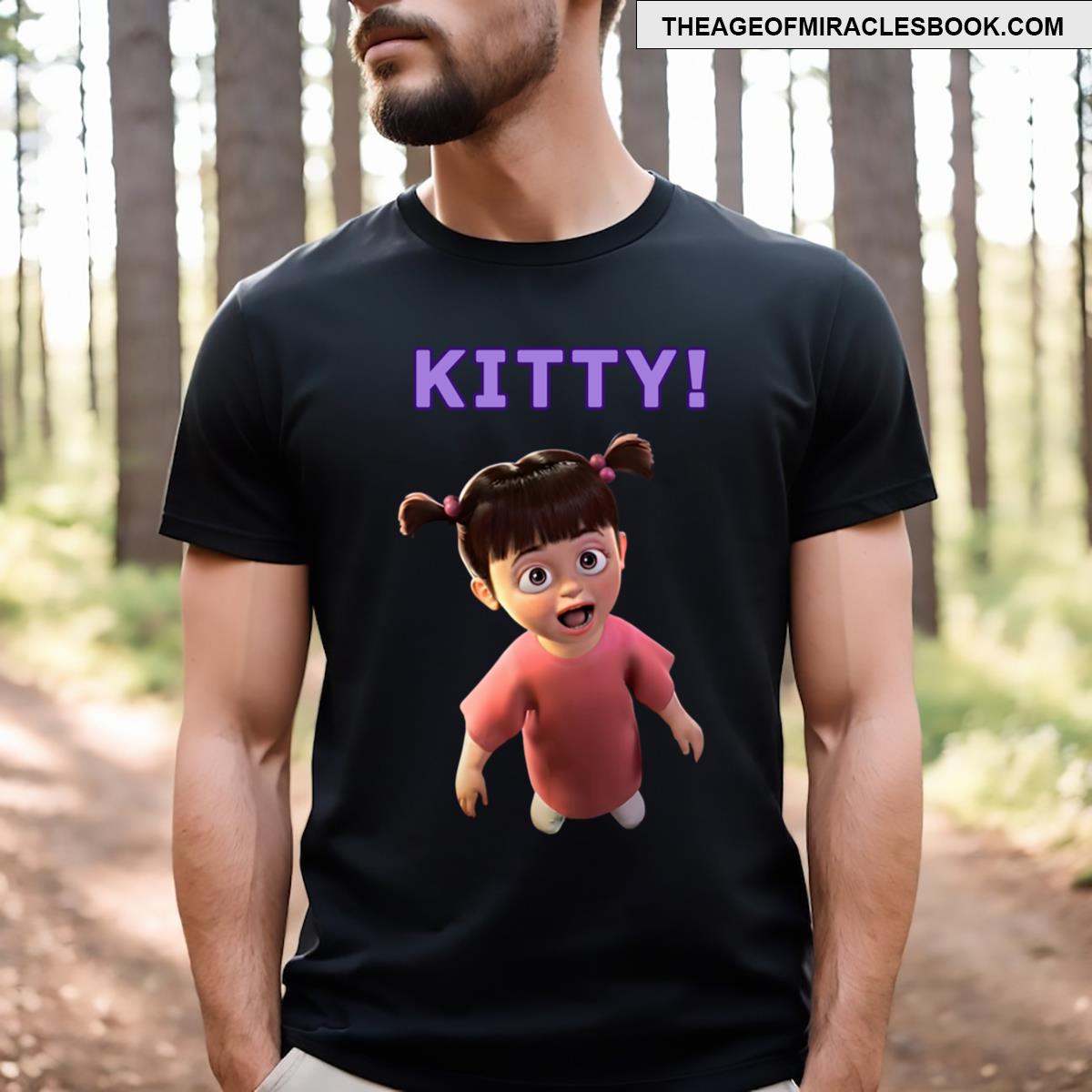 Kitty Monsters Inc Boo T-shirt
