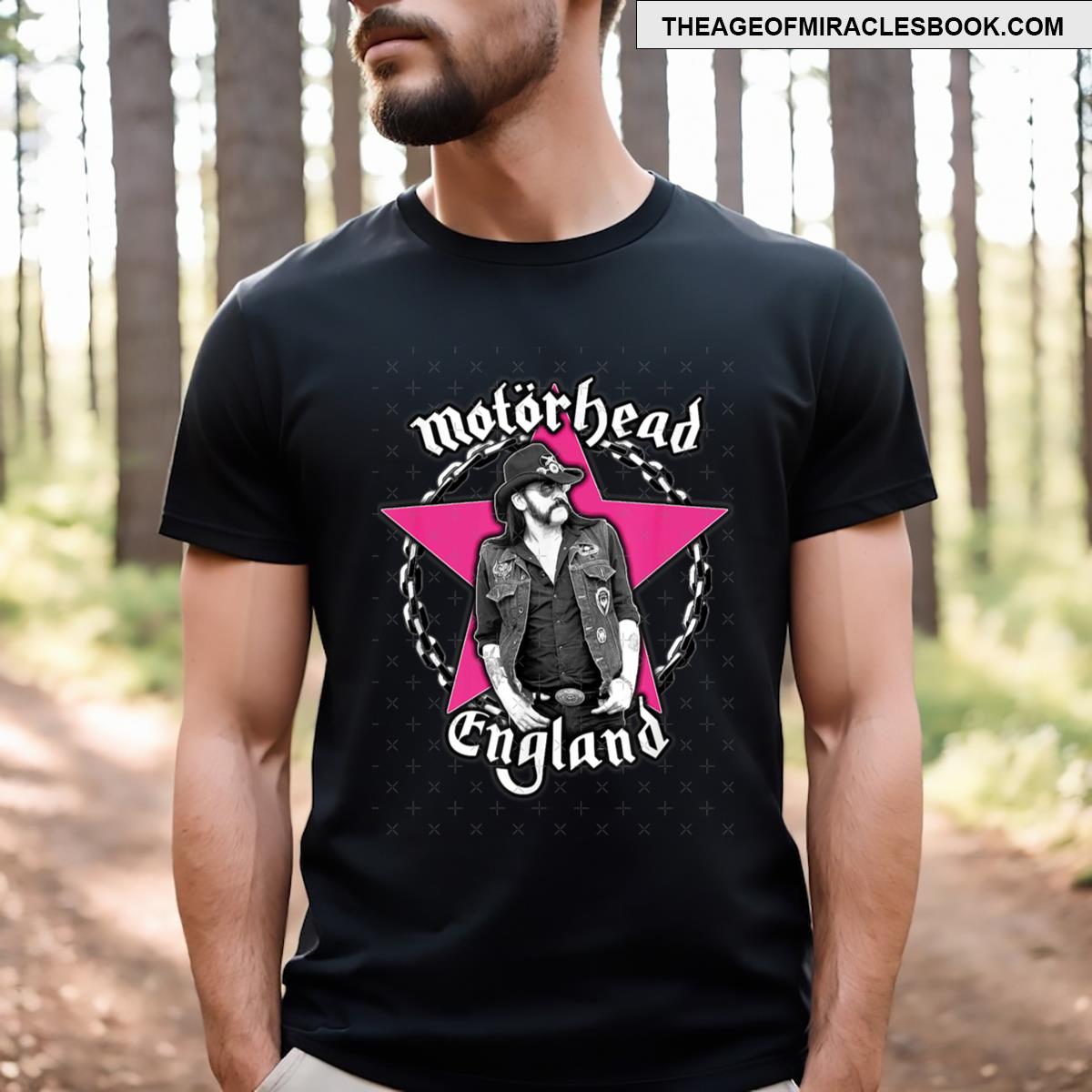 Lemmy Pink Star T-shirt
