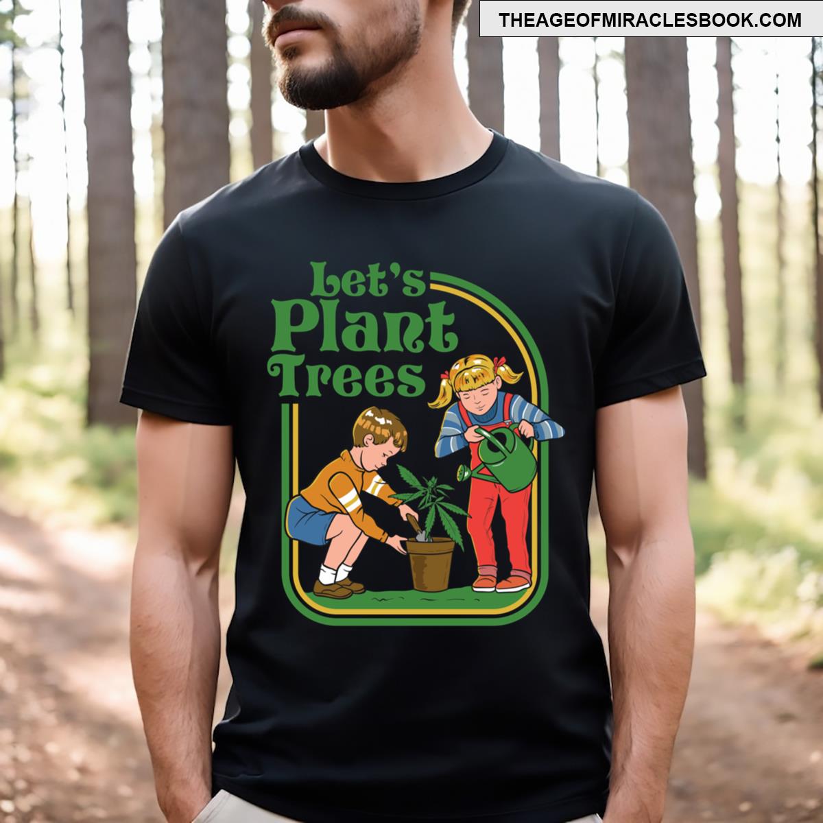 Let’s Plant Trees Cannabis Essential T-shirt