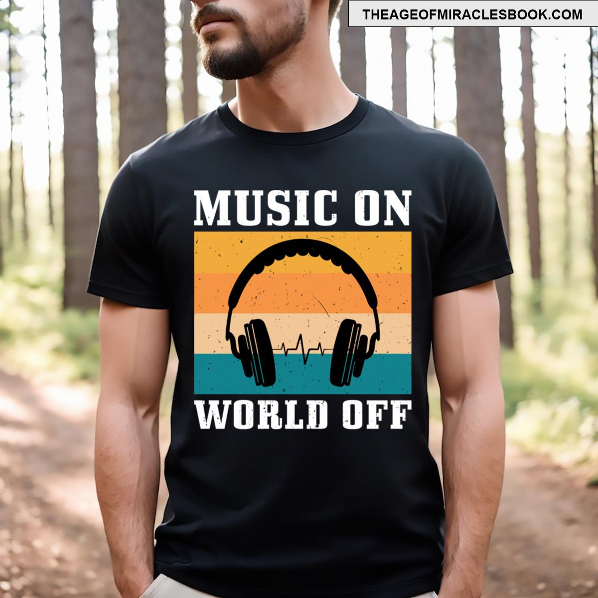 Music On World Off T-shirt