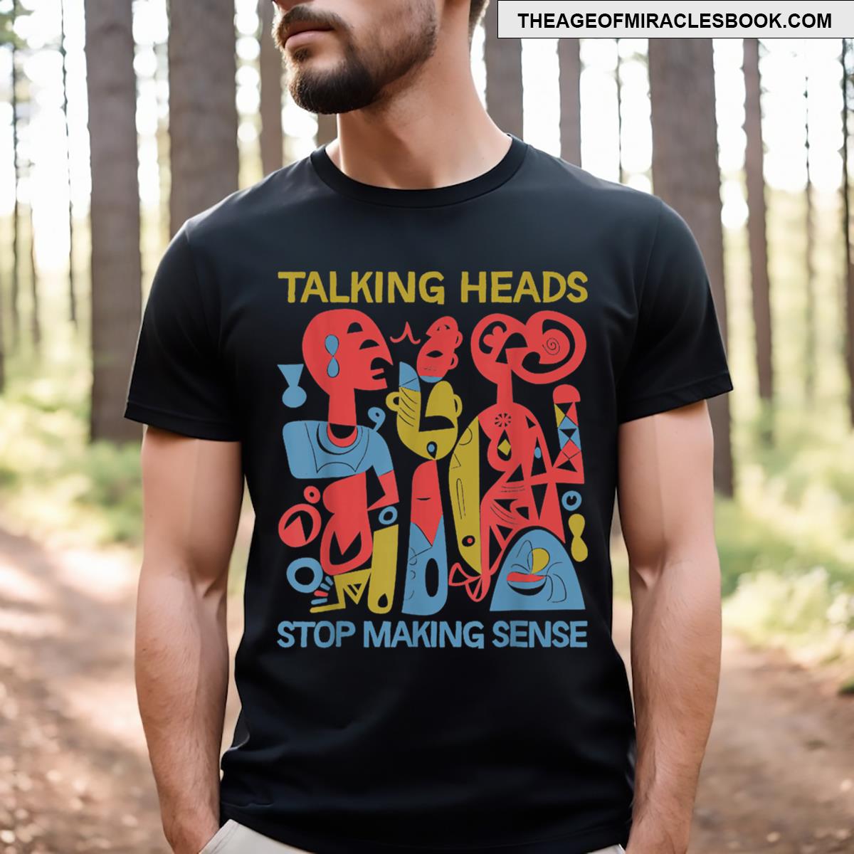 Stop Making Sensee Talking Heads Retro Funny T-shirt