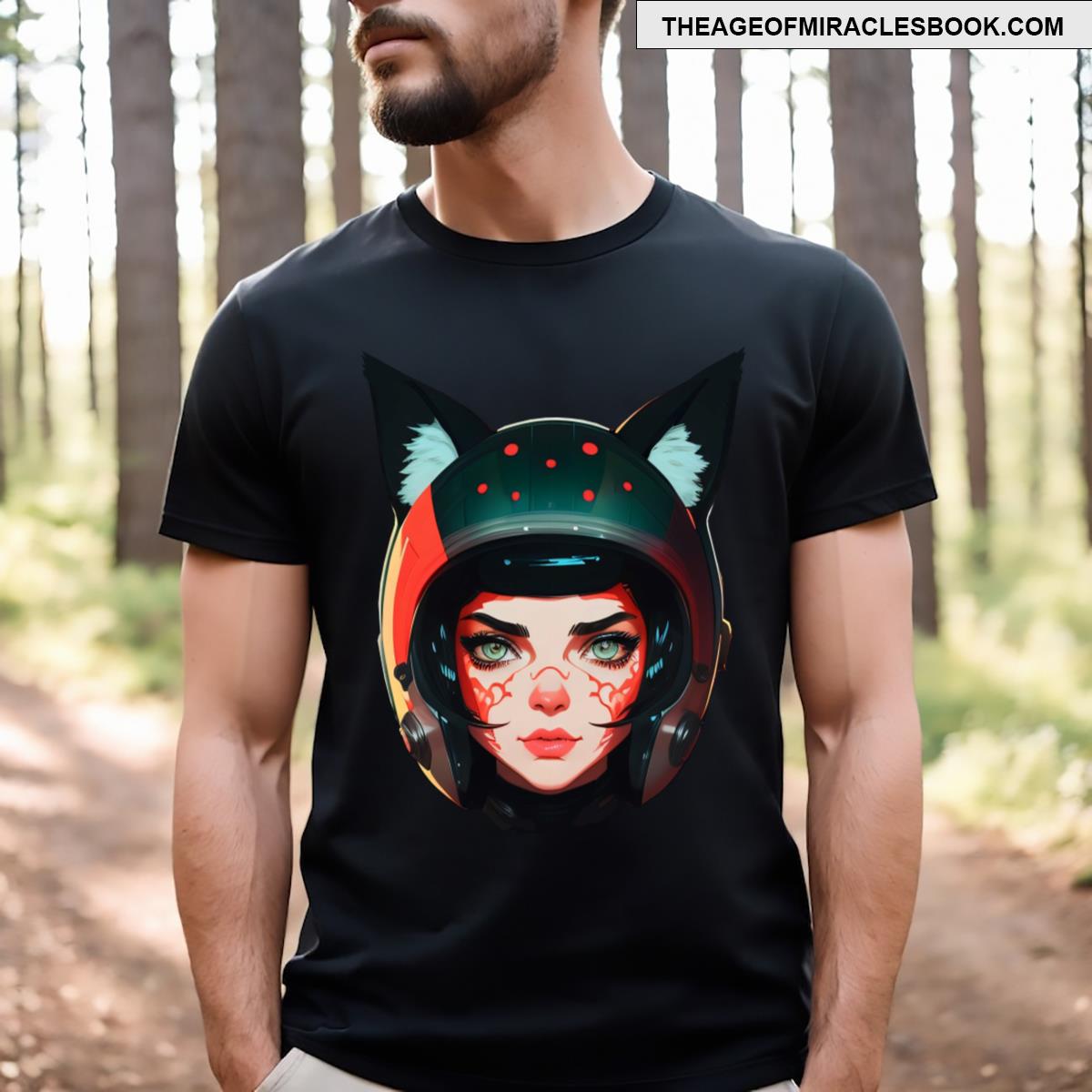 Black Cat Vintage 3 T-shirt