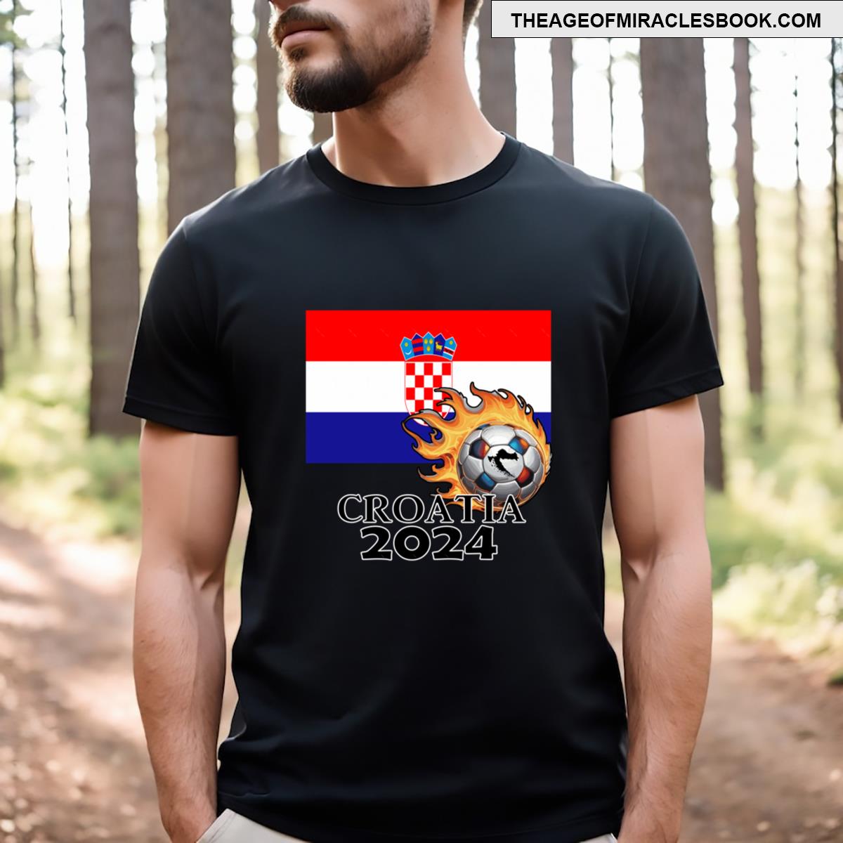 Croatia 2024 Soccer T-shirt