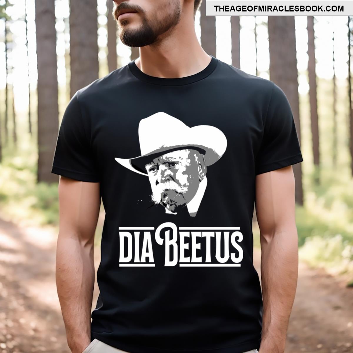Diabeetus Black And White T-shirt