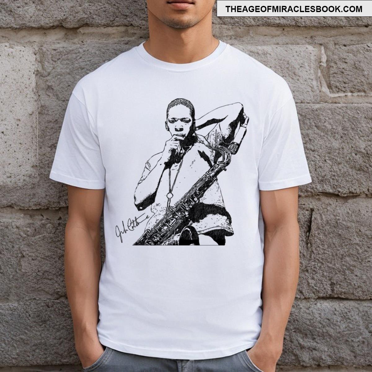 John Coltrane Crack Design T-shirt