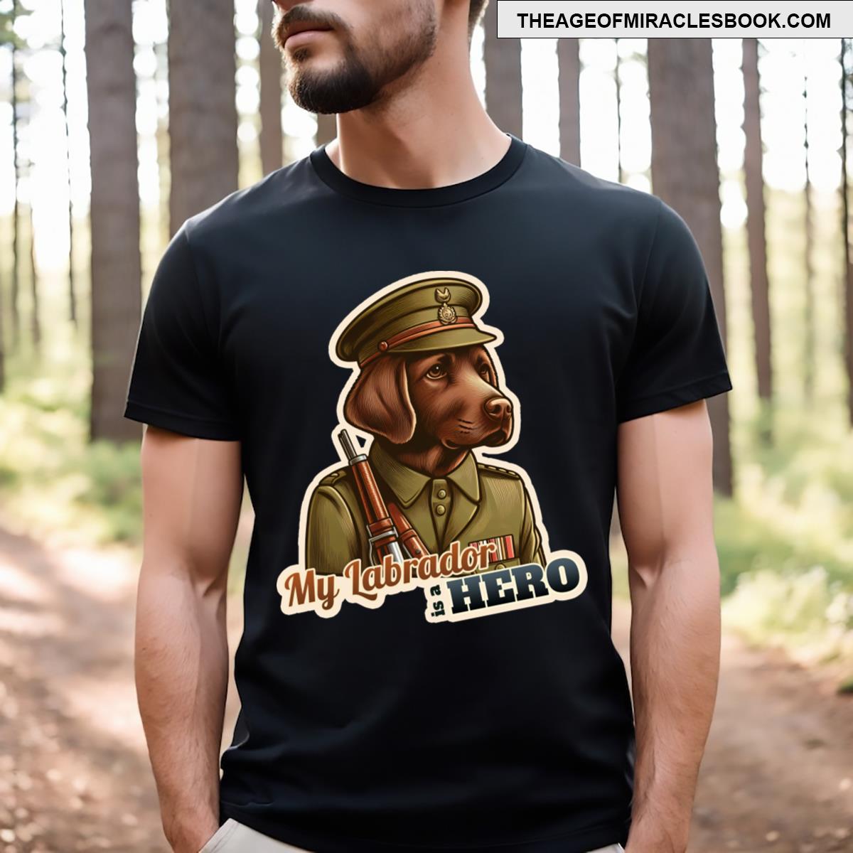 Labrador Retriever Soldier T-shirt