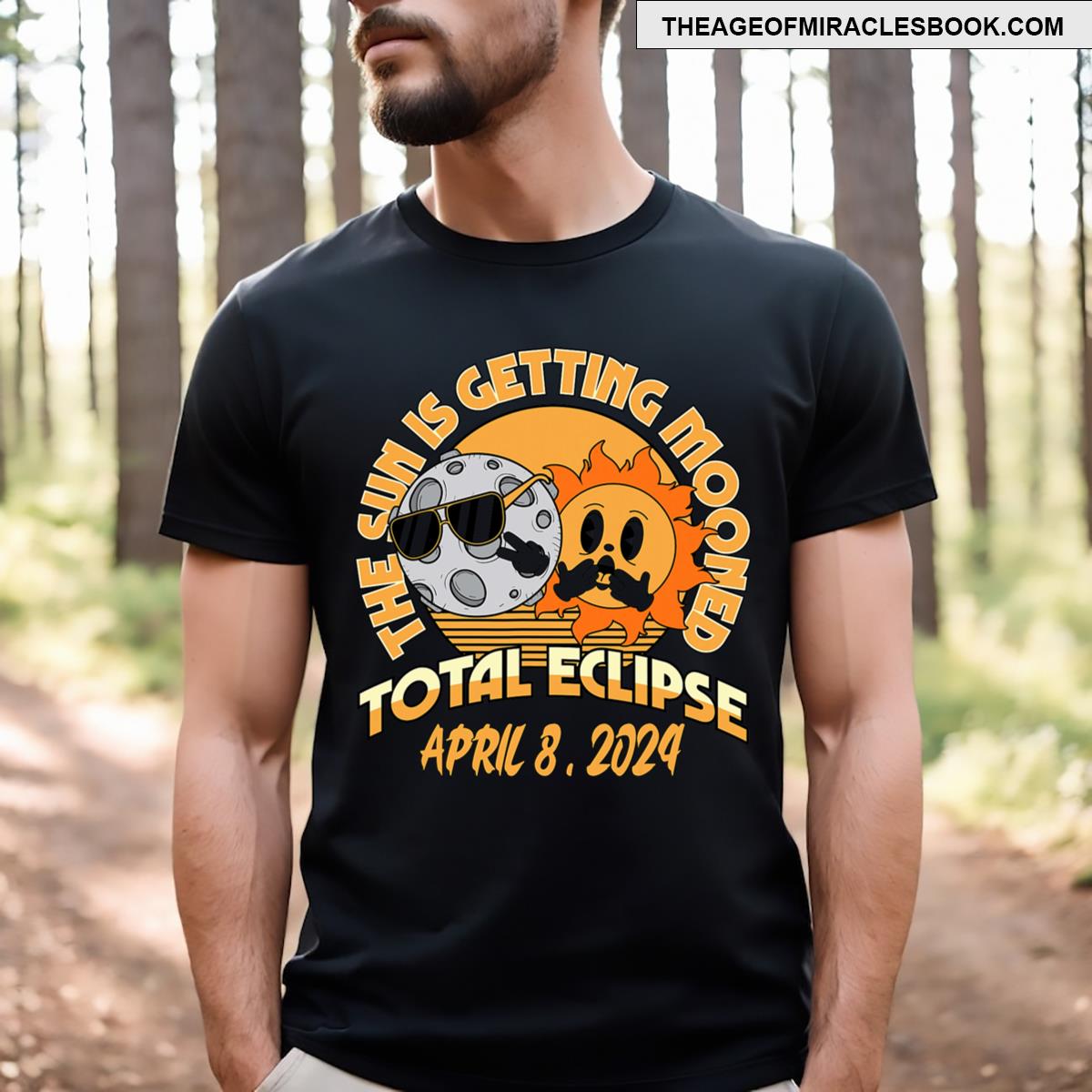 Solar Eclipse 2024 Total Eclipse Tee Men Kids T-shirt
