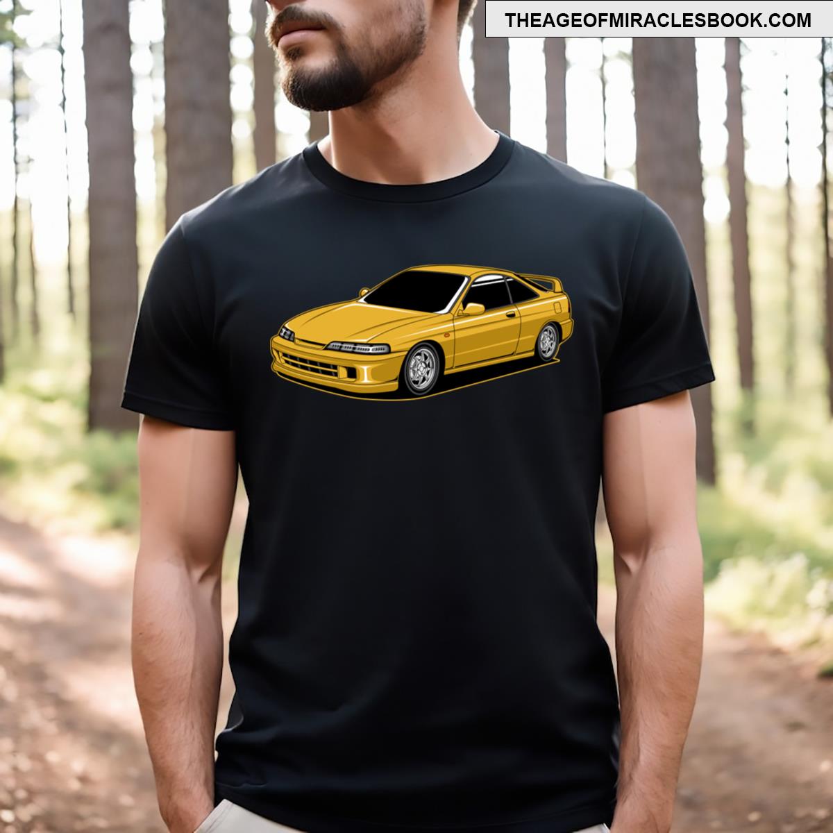 Yellow Jdm Integra T-shirt