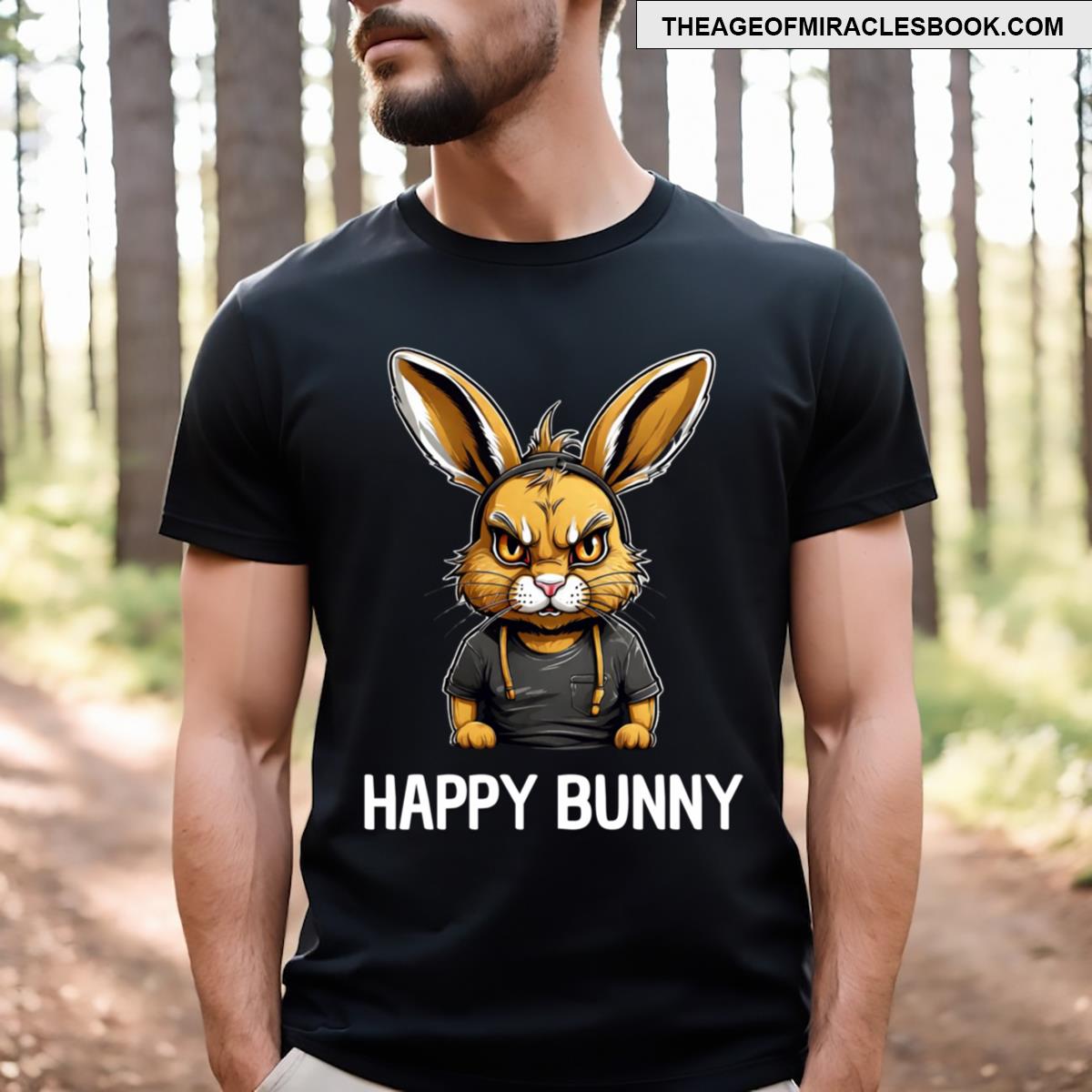 Happy Bunny Easter Design T-shirt