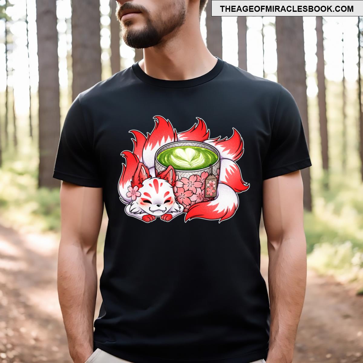 Matcha Kitsune Relaxed Fit T-shirt