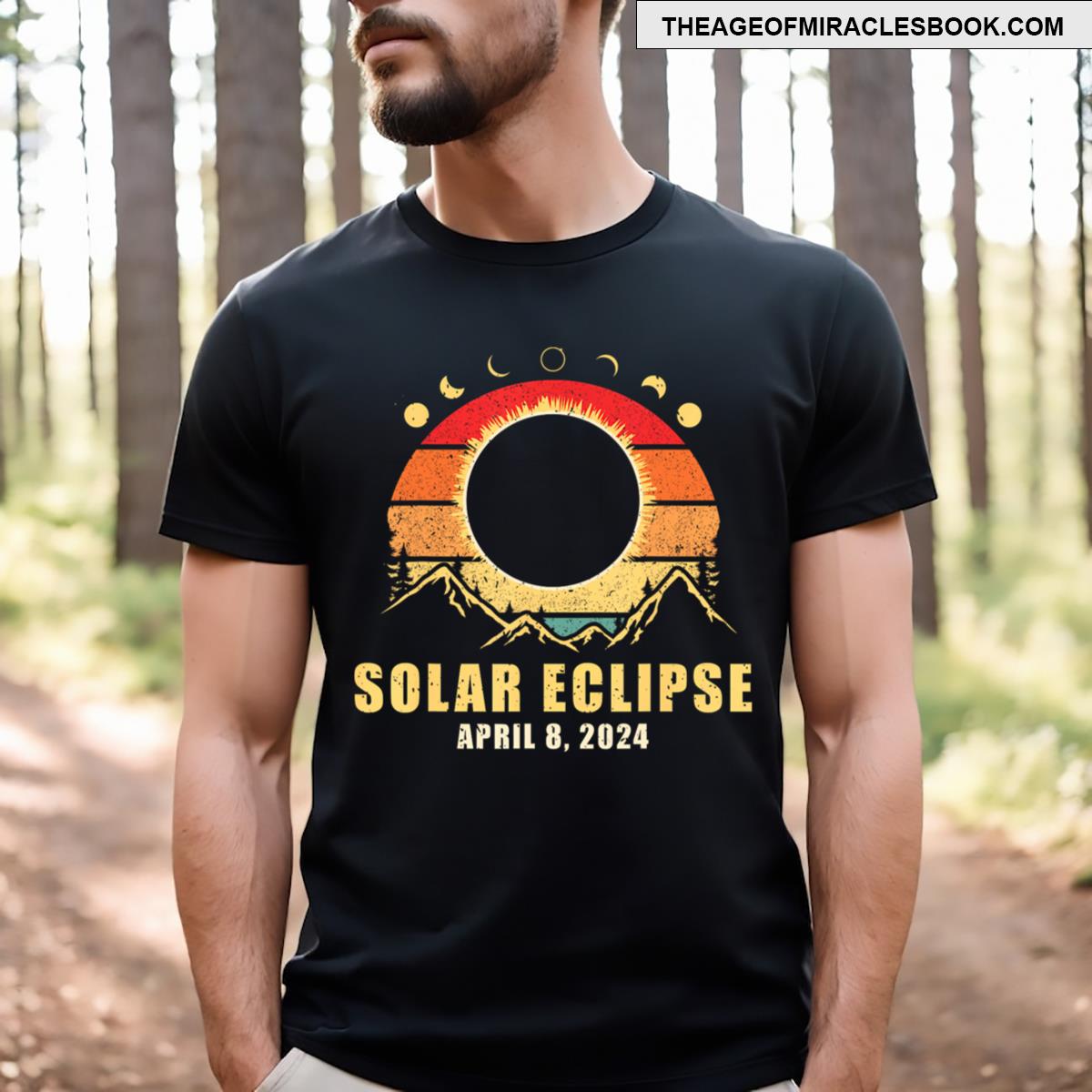 Solar Eclipse 2024 Total Solar Eclipse April 8 2024 T-shirt