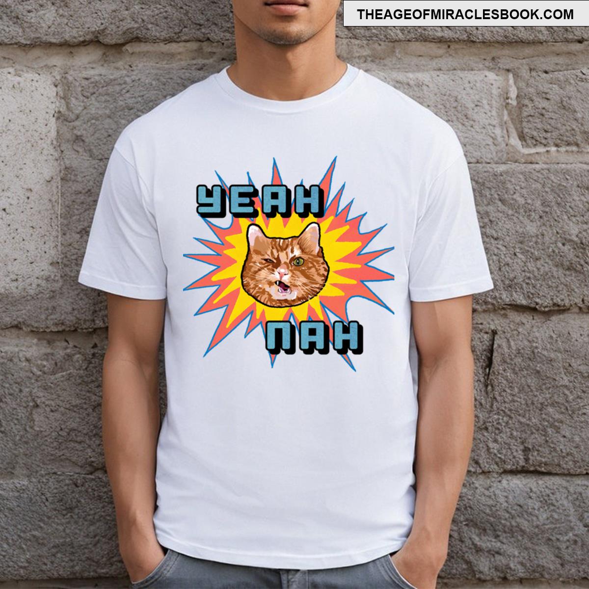 Yeah Nah Cat Flash T-shirt