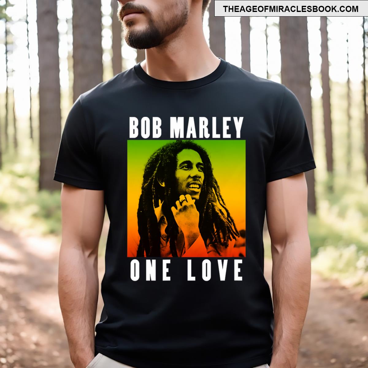 Official Bob Marley One Love Gradient T-shirt