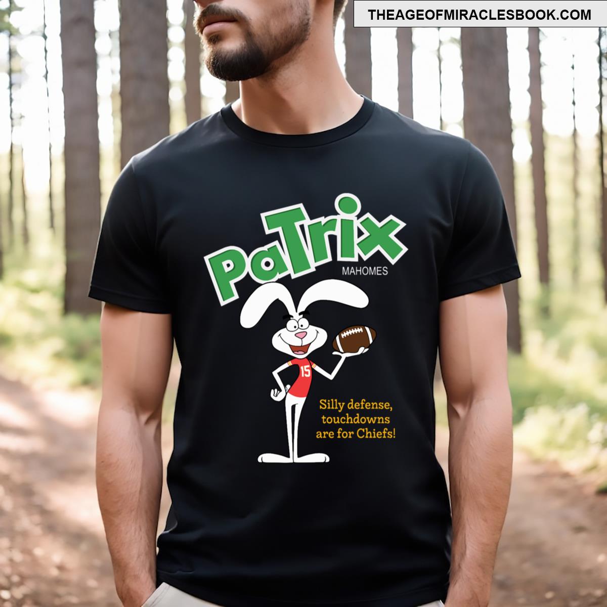 Patrix Mahomes Chiefs Cereal T-shirt