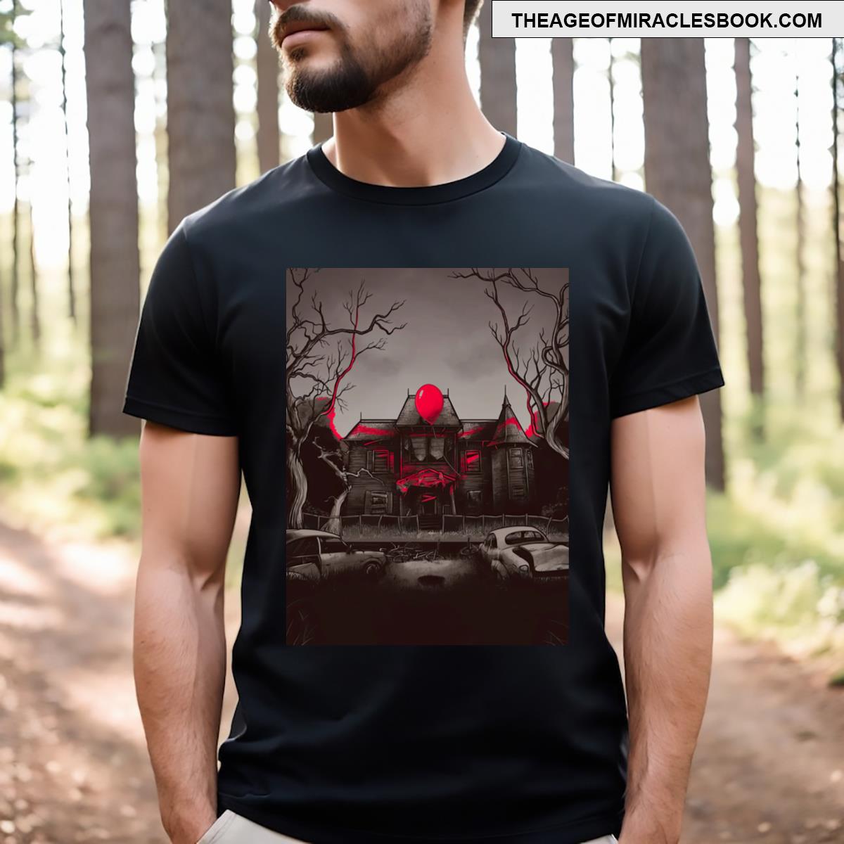Red Balloon Poster T-shirt