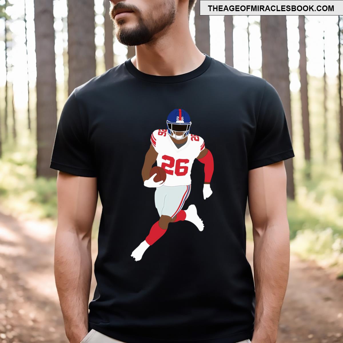 Red Saquon Essential T-shirt