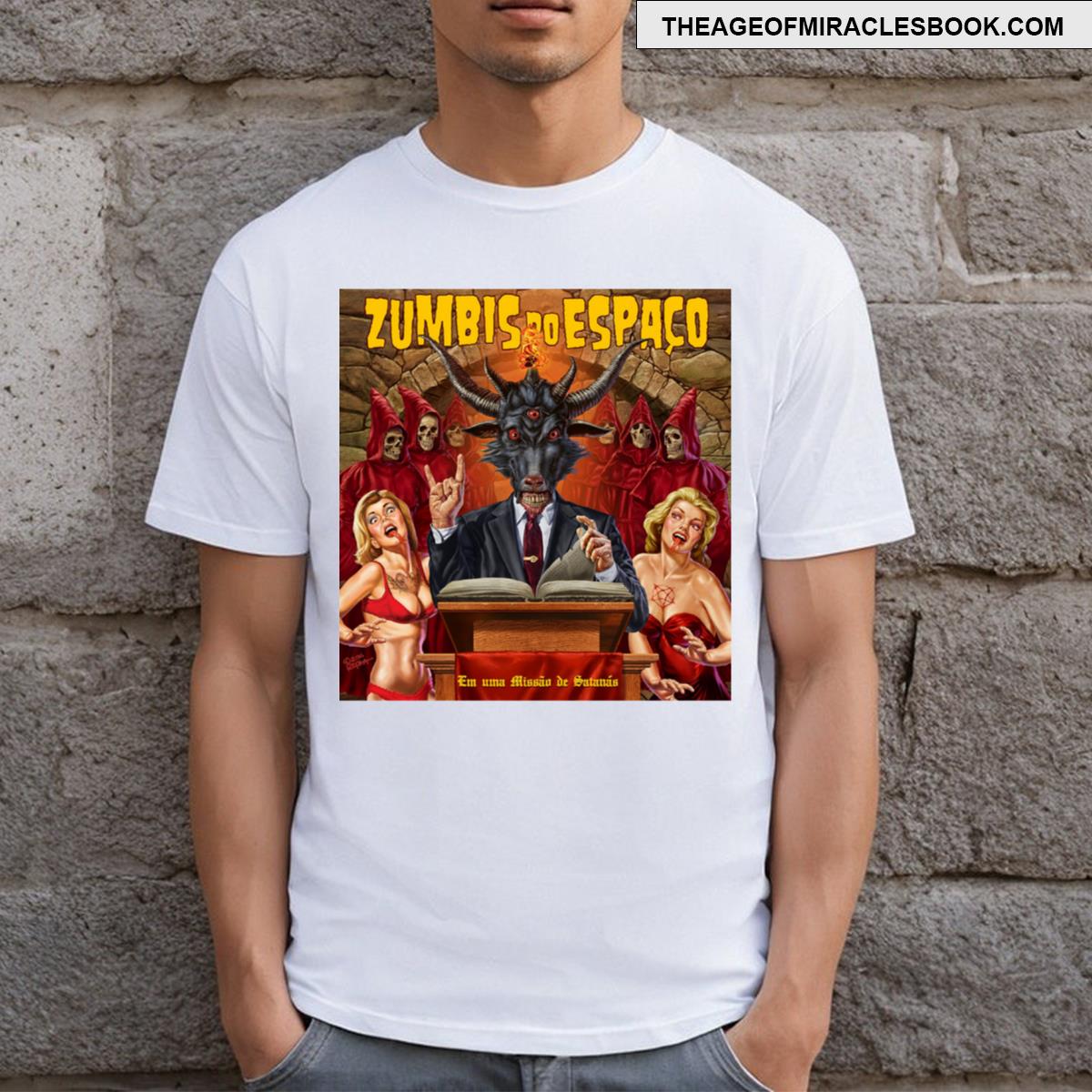 Zombies From Outer Space In A Satanic Mission T-shirt