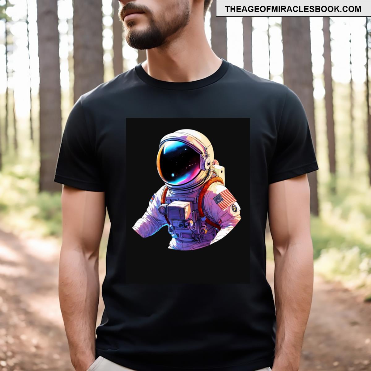 Atronaut Flaoting In Space Essential T-shirt