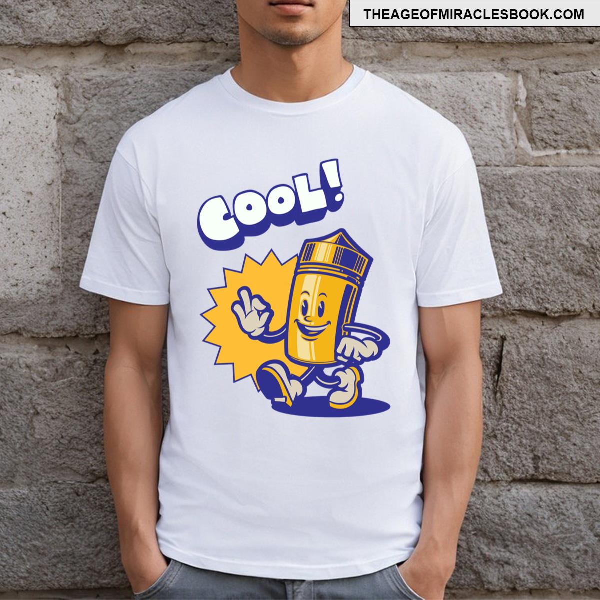 Cool! White Background T-shirt