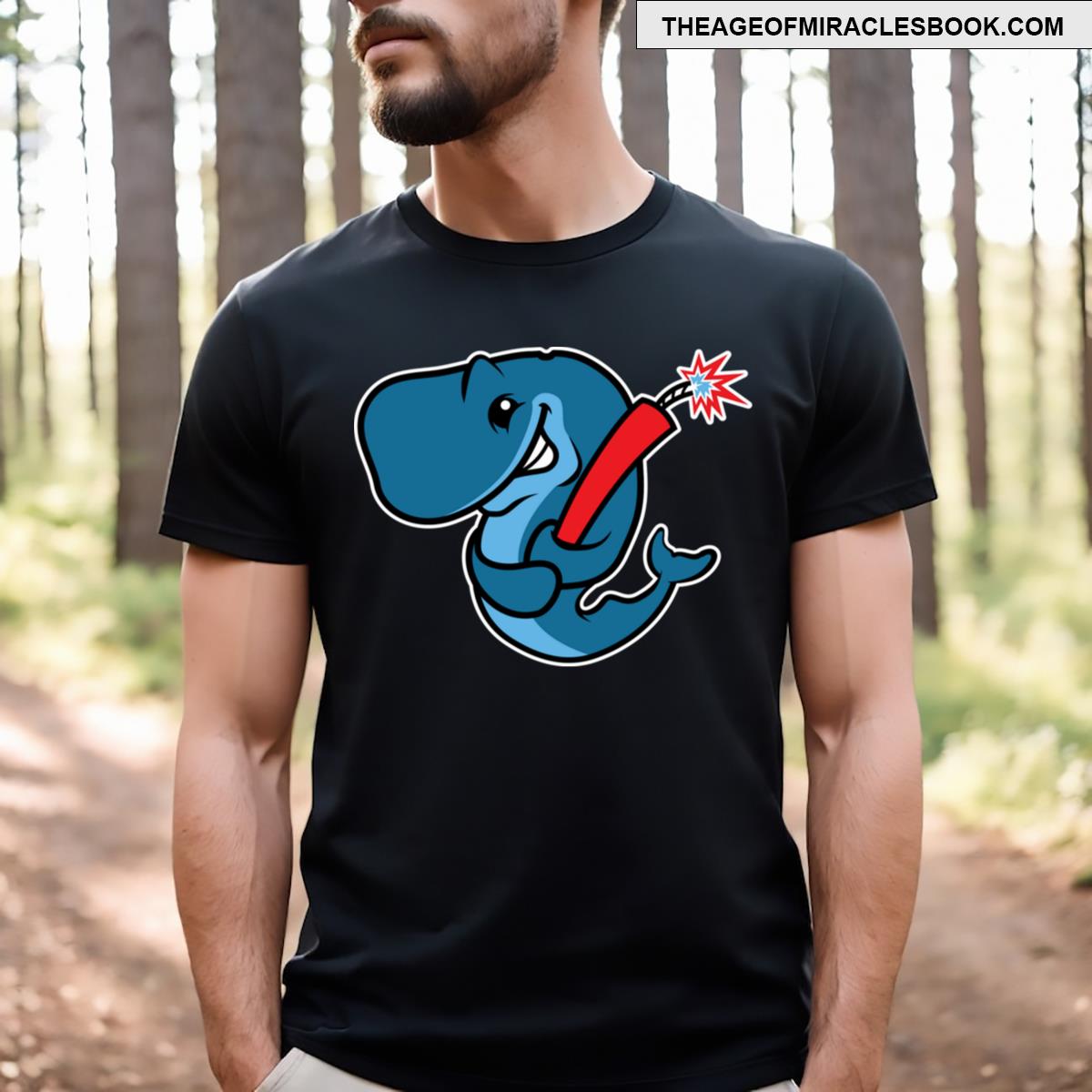Exploding Whales Mascot T-shirt