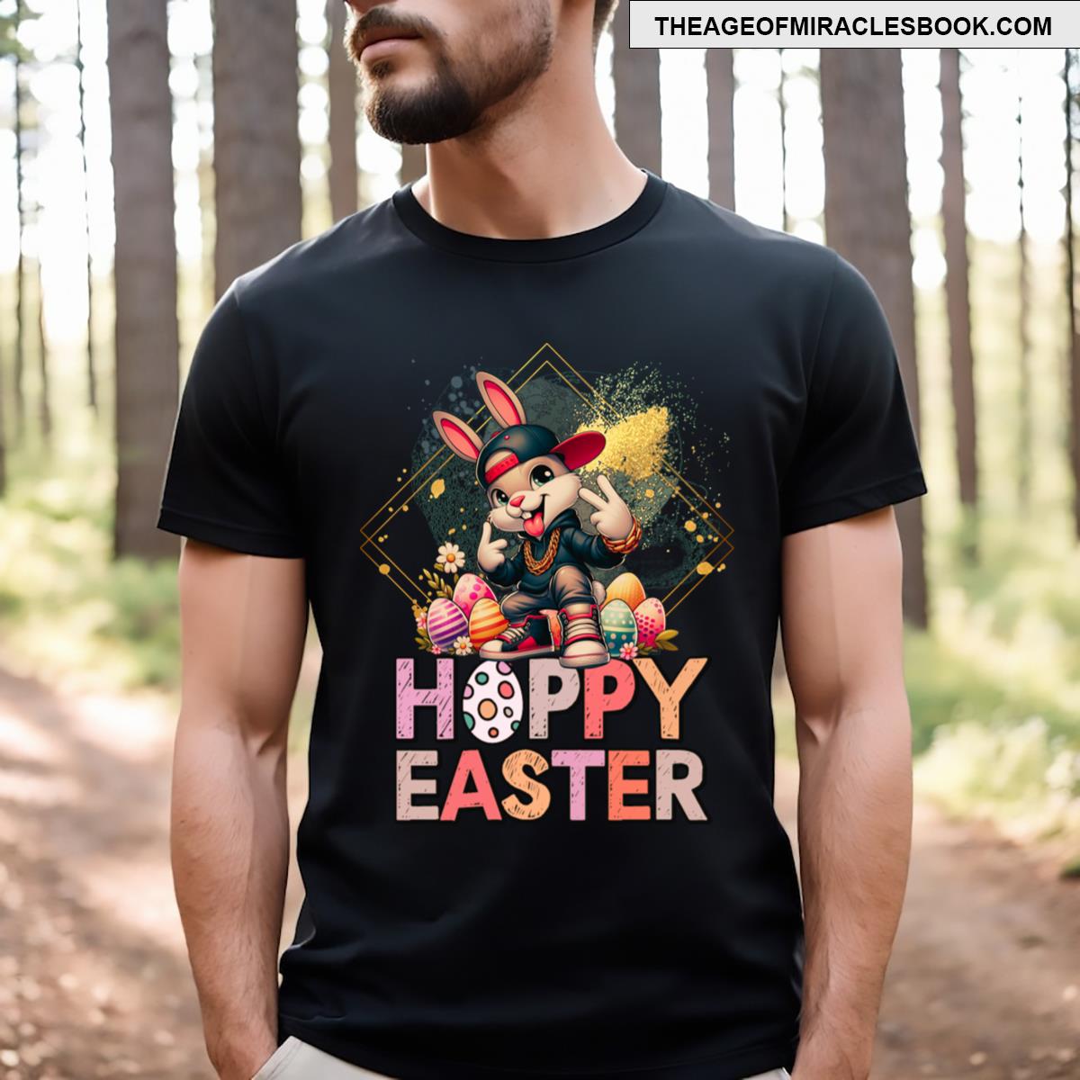 Happy Easter Cool Bunny Active T-shirt
