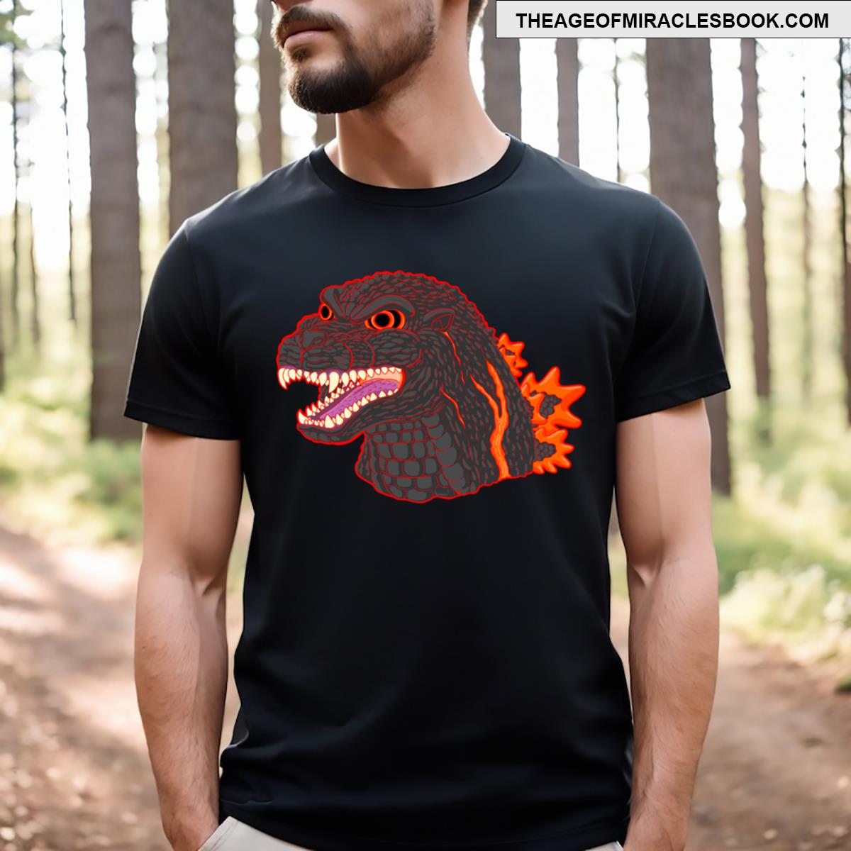 Burning Nuclear God T-shirt