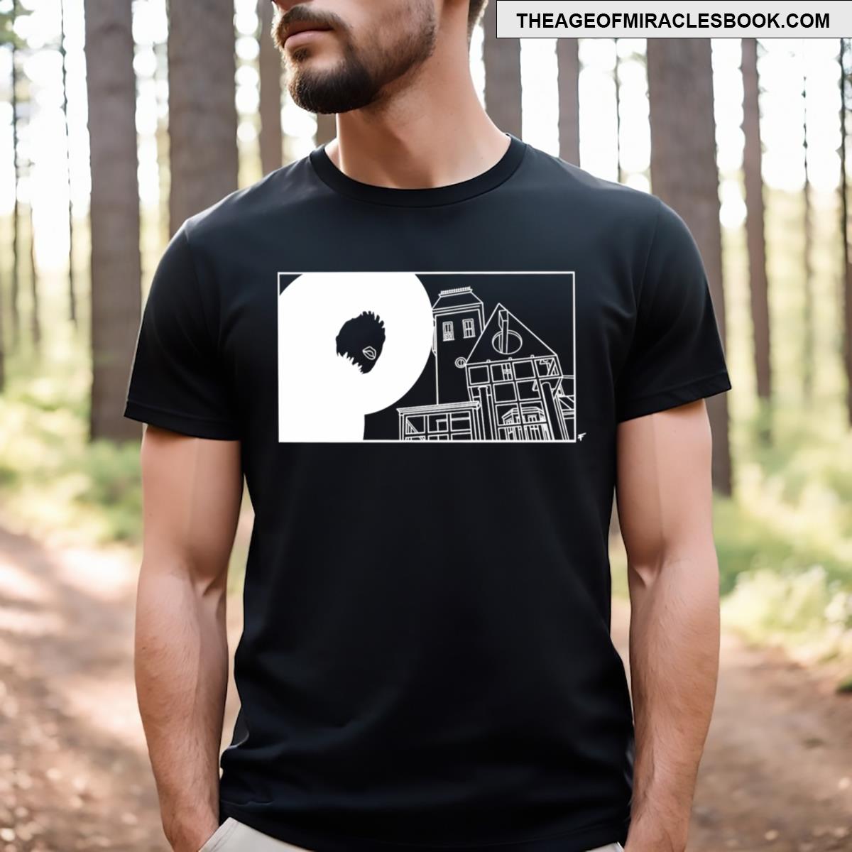 I Saw Some Ghosts! White Outline T-shirt