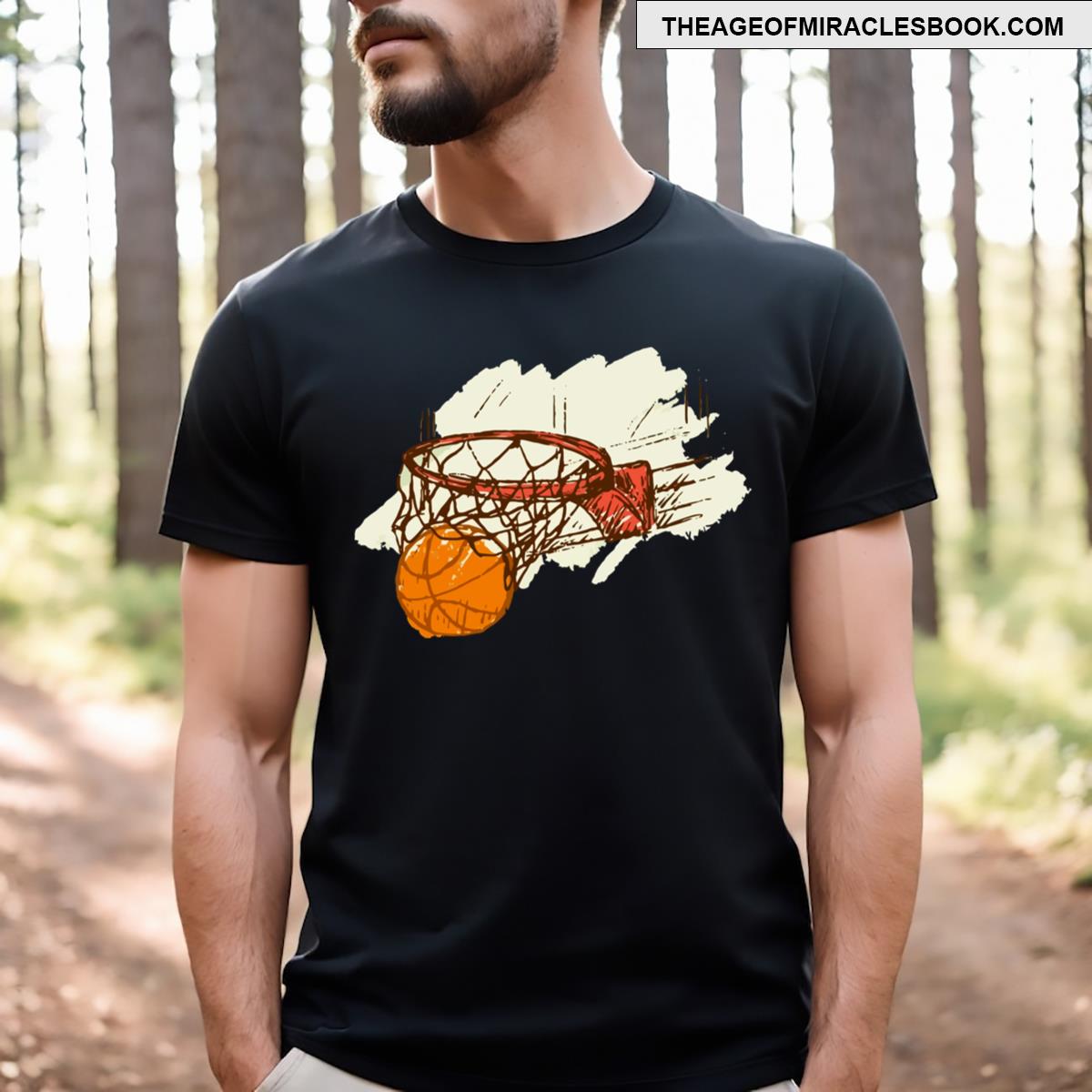 Basketball Background T-shirt