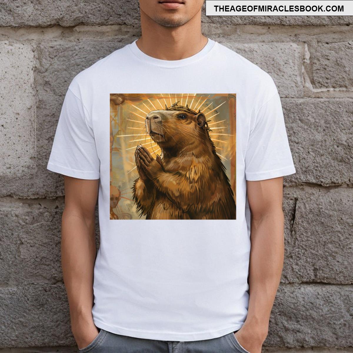 Capybara Jesus T-shirt
