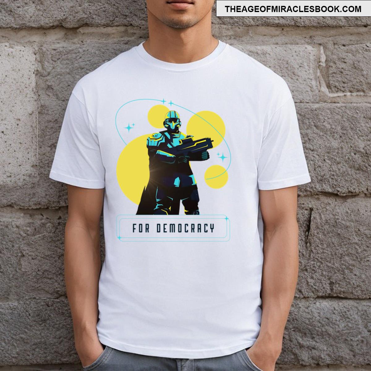 For Democracy Hell Divers T-shirt