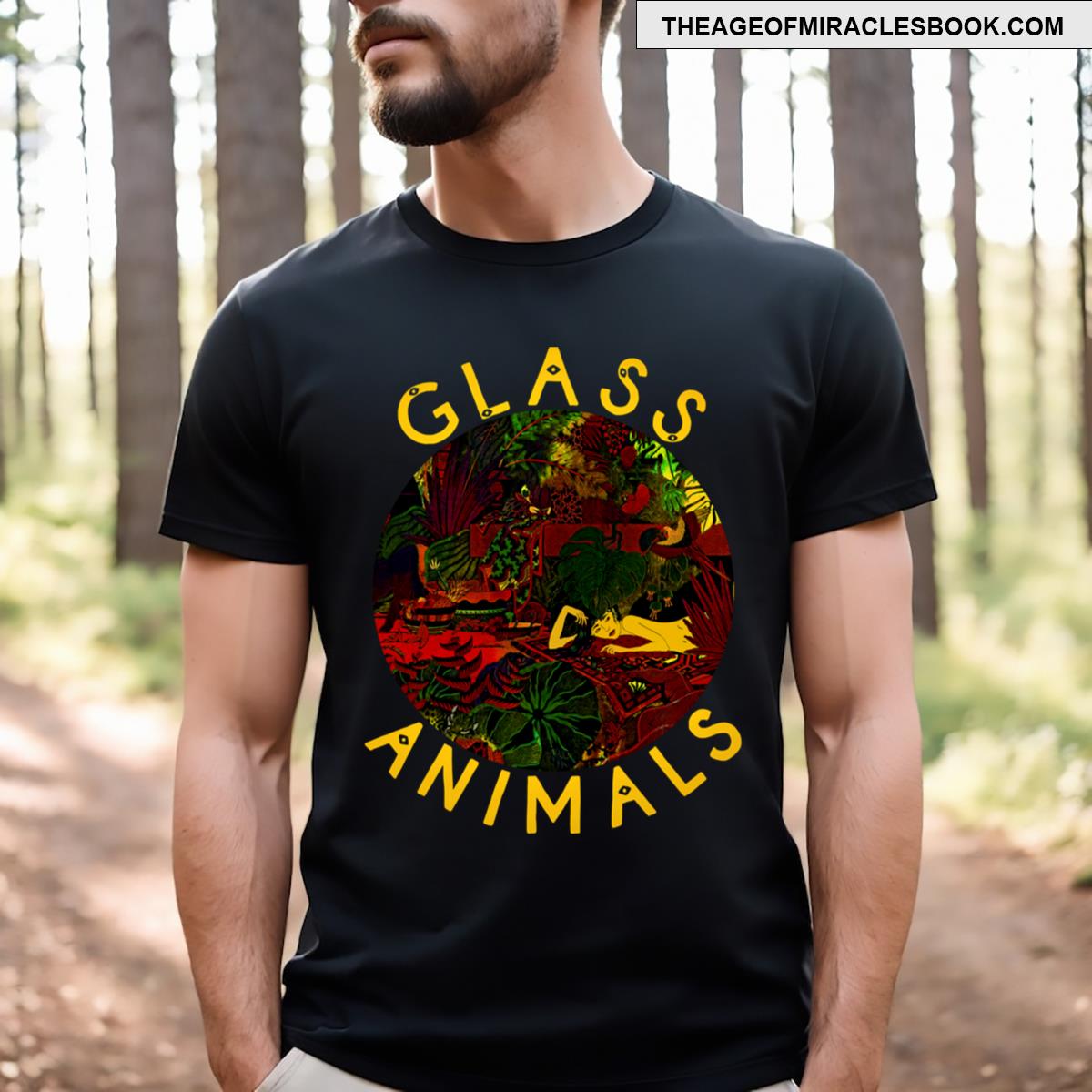 Glass Animals Fitted Scoop T-shirt