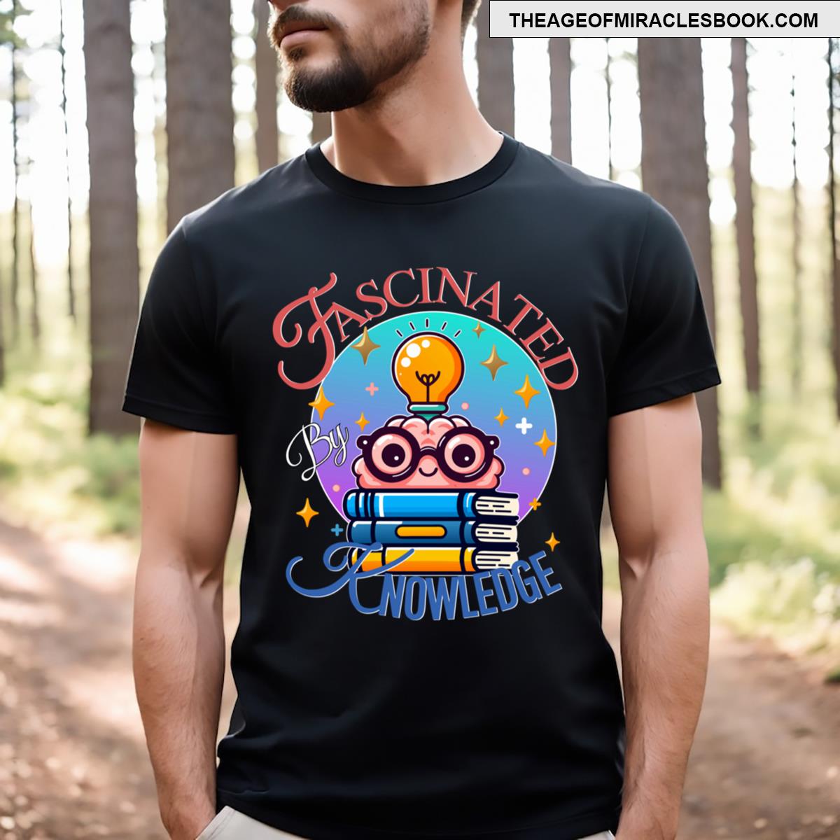 Intellectual Brain Brain Fascinated By Knowledge Brain T-shirt