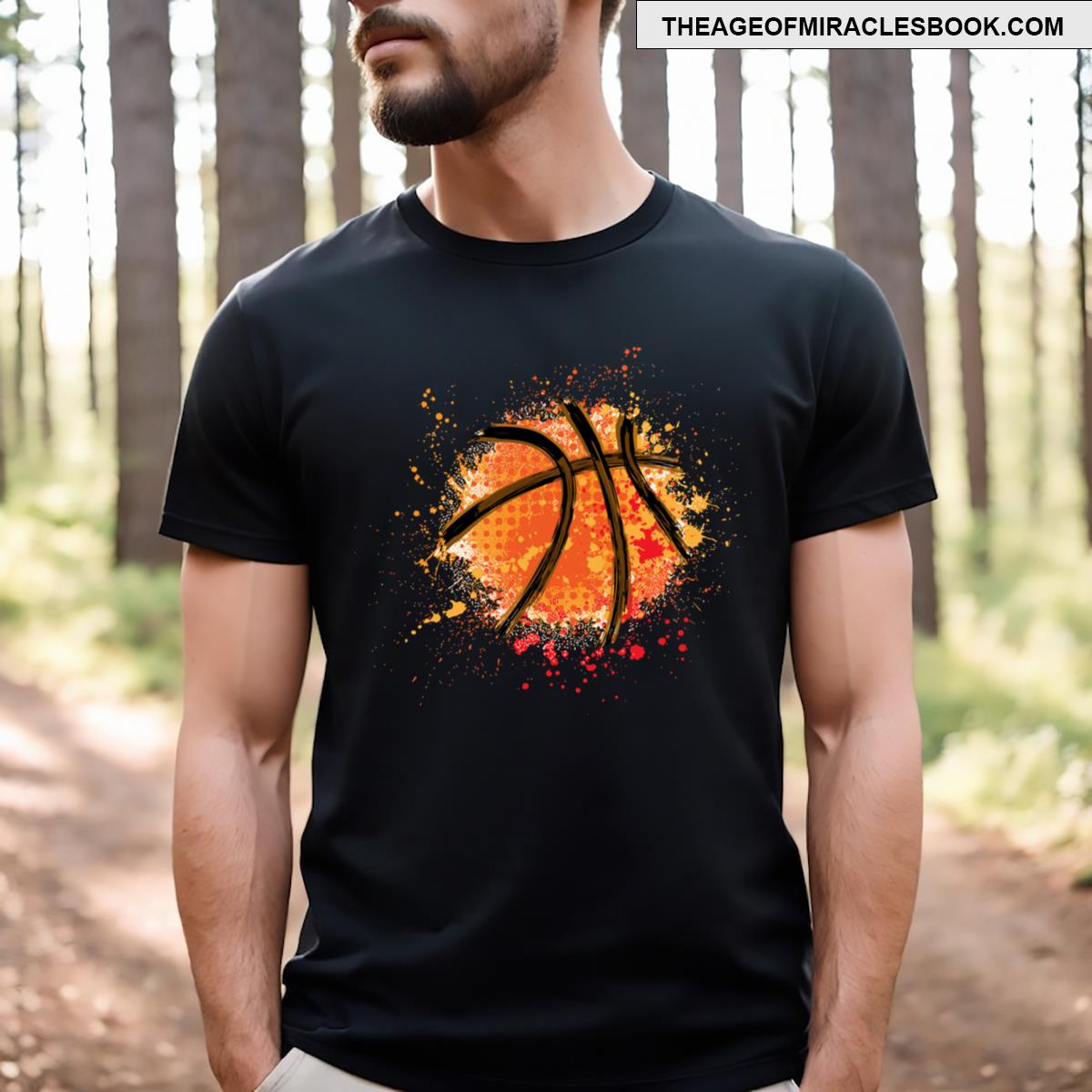 Orange Basketball T-shirt