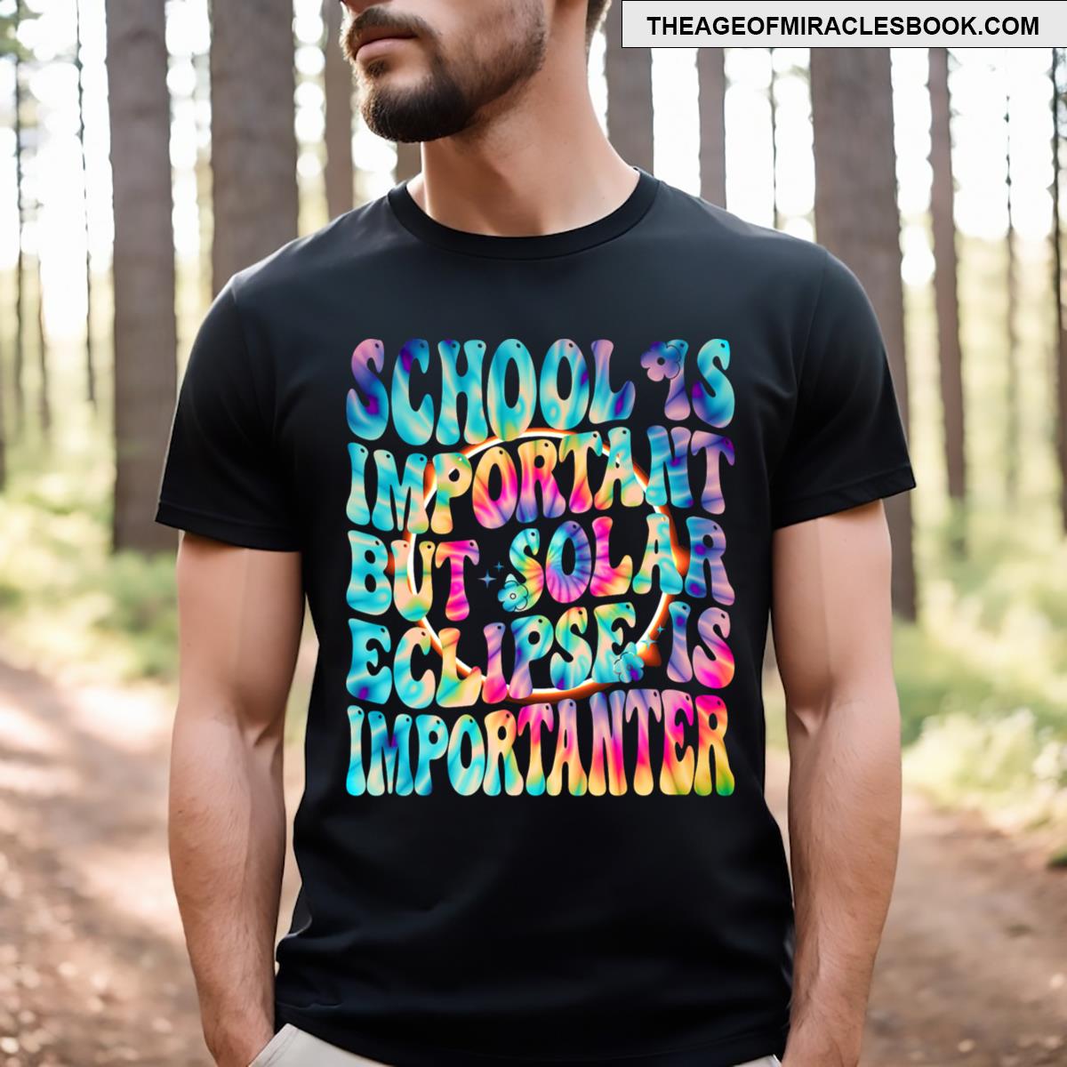 School Is Important But Solar Eclipse Is Importanter 2024 T-shirt