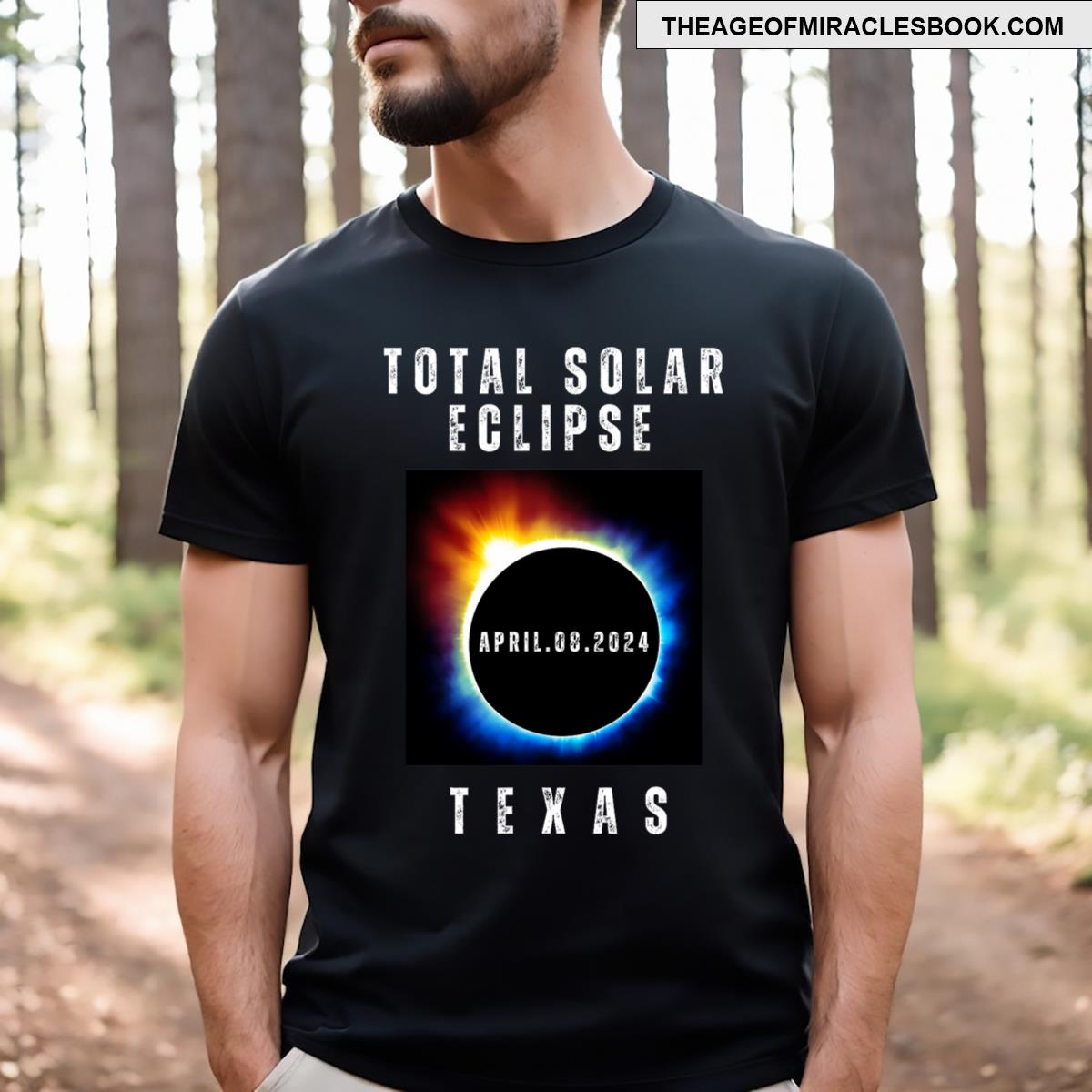 Totality Solar Eclipse 2024 Texas Souvenir T-shirt