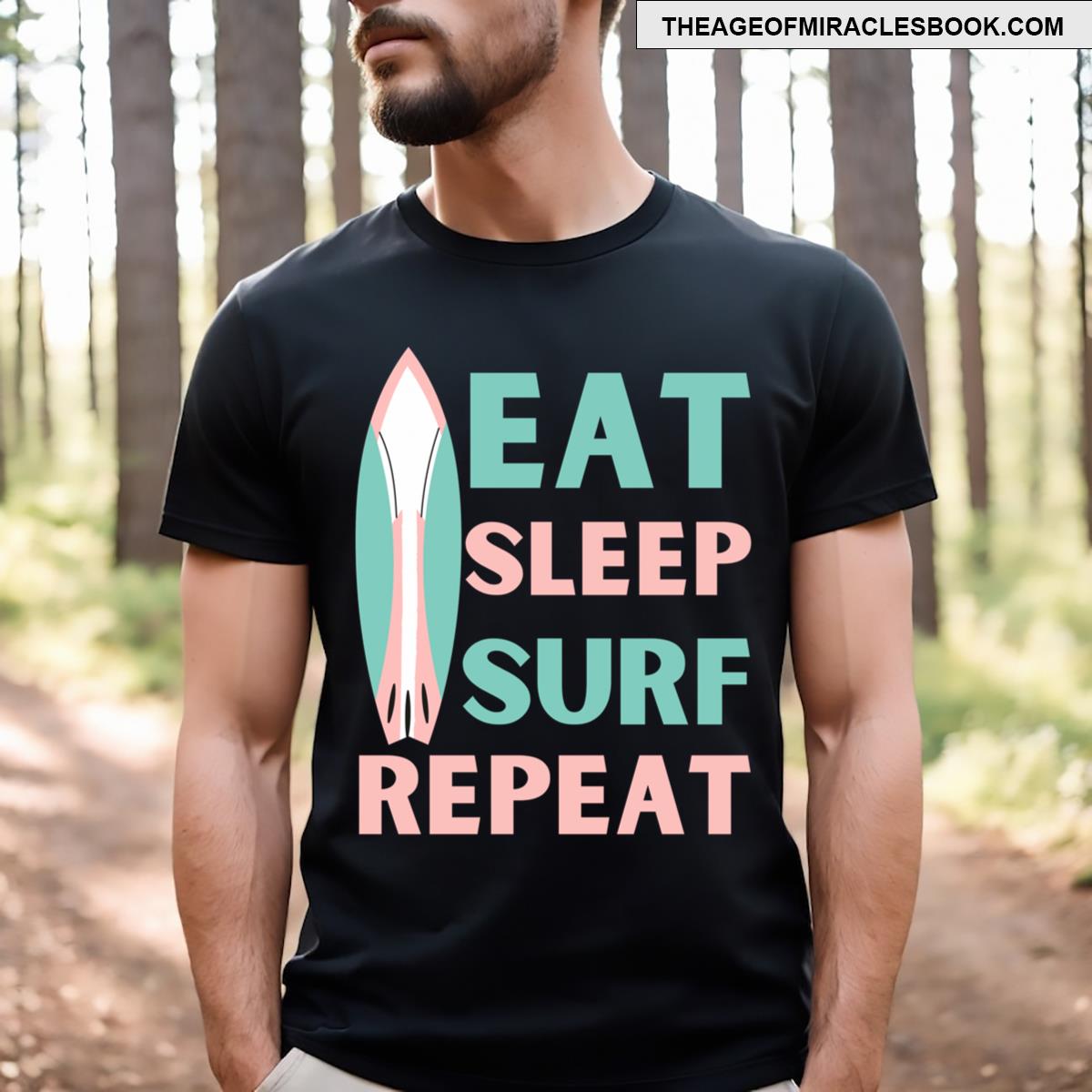 Eat Sleep Surf Repeat T-shirt