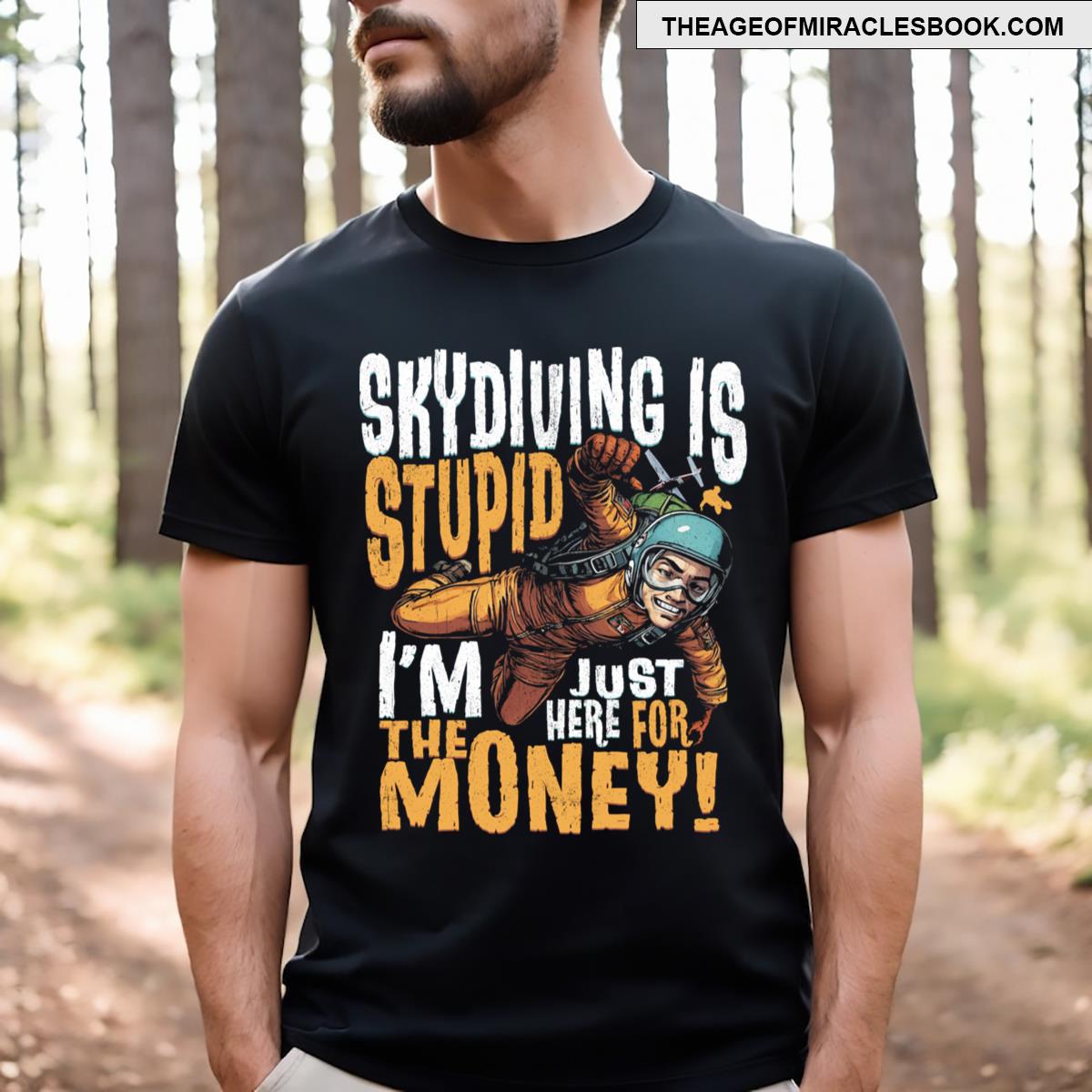 Funny Skydiving Instructor Gift Skydiver Lessons T-shirt