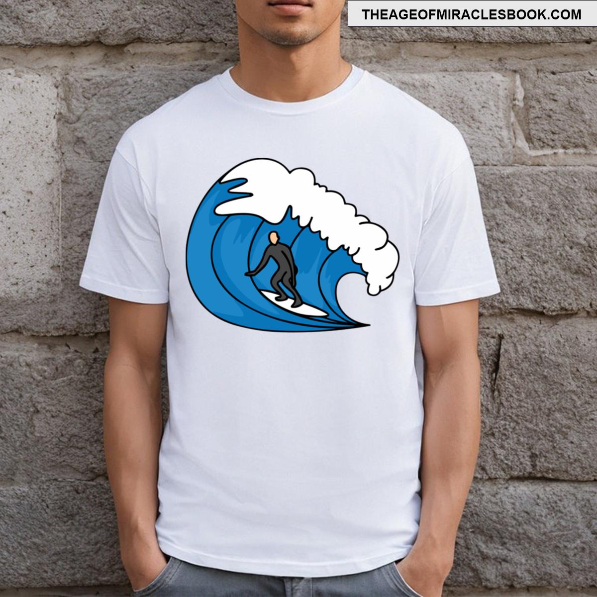 Great Wave With Surfer T-shirt
