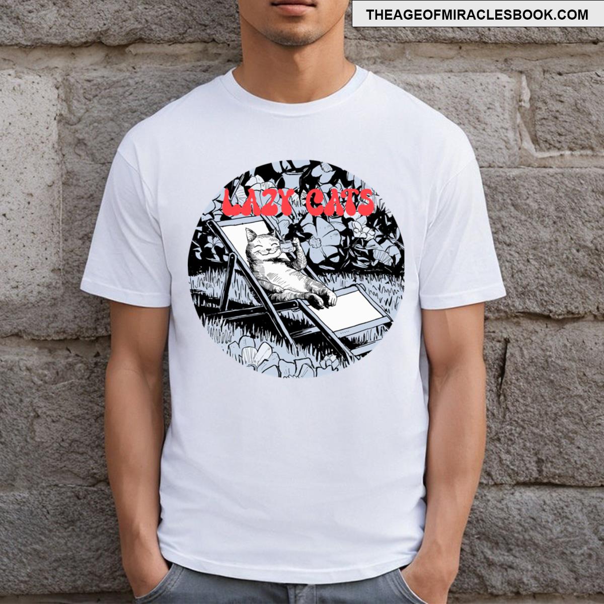 Lazy Cat Chilling T-shirt