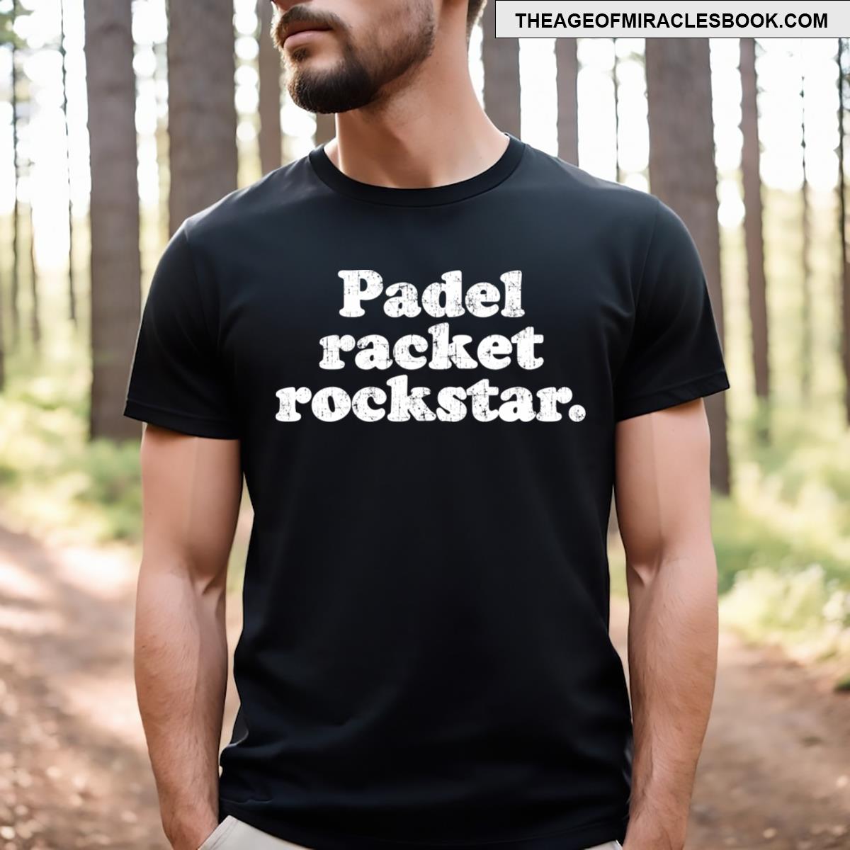 Padel Racket Rockstar T-shirt